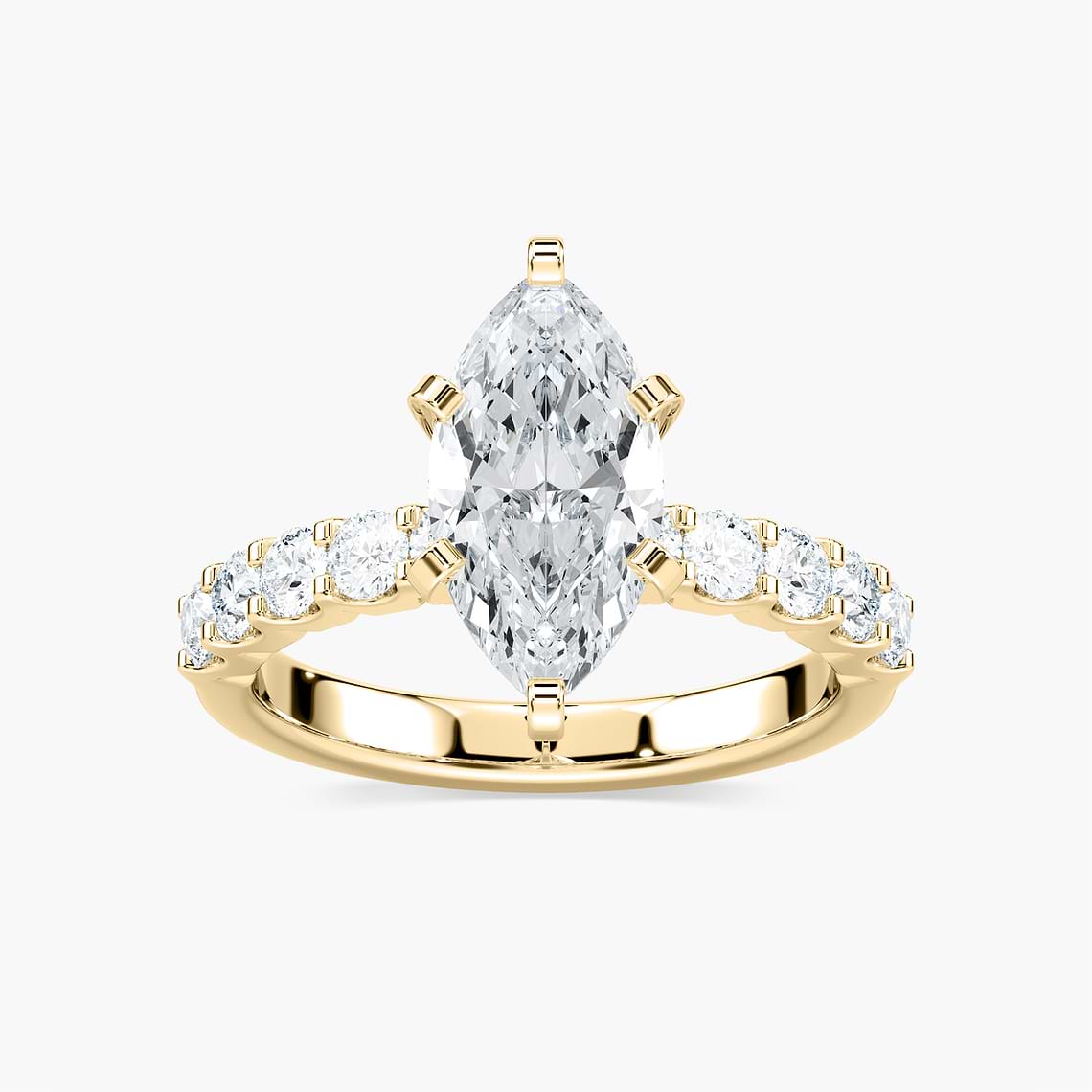 Anna Verlobungsring – Gelbgold