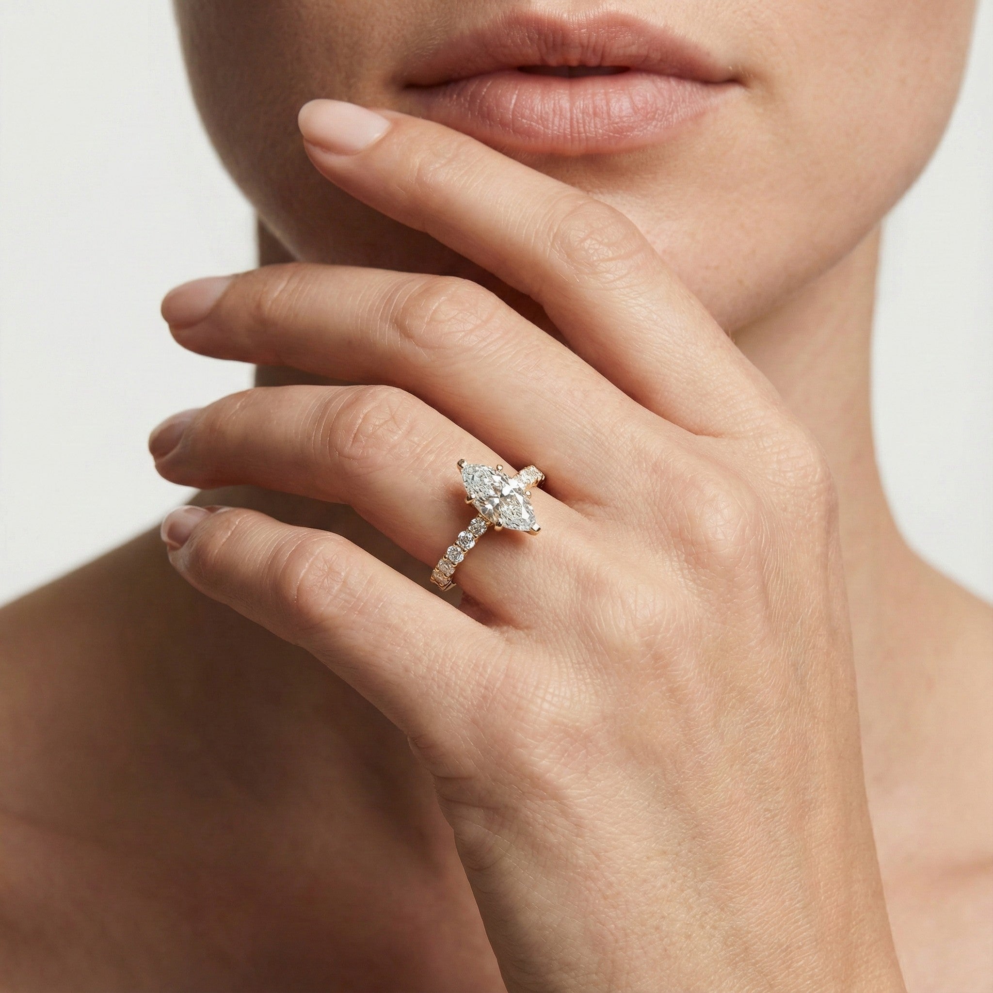 Anna Verlobungsring – Gelbgold
