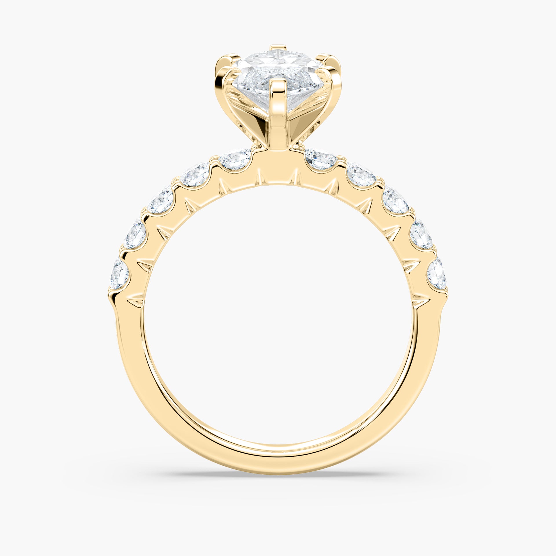 Anna Verlobungsring – Gelbgold