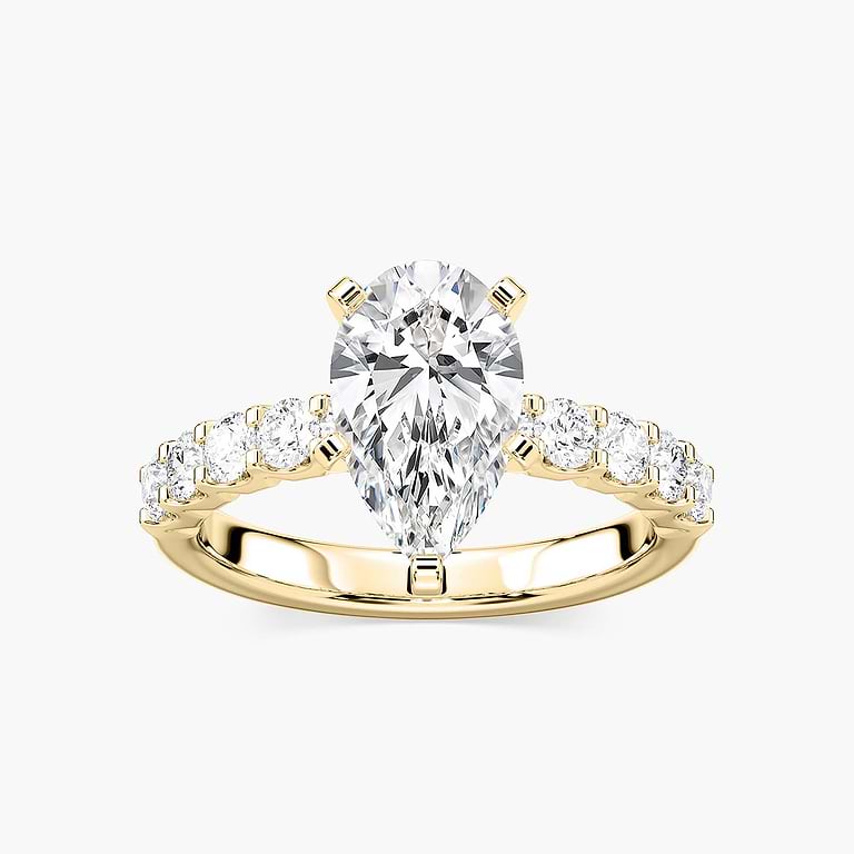Anna Verlobungsring – Gelbgold