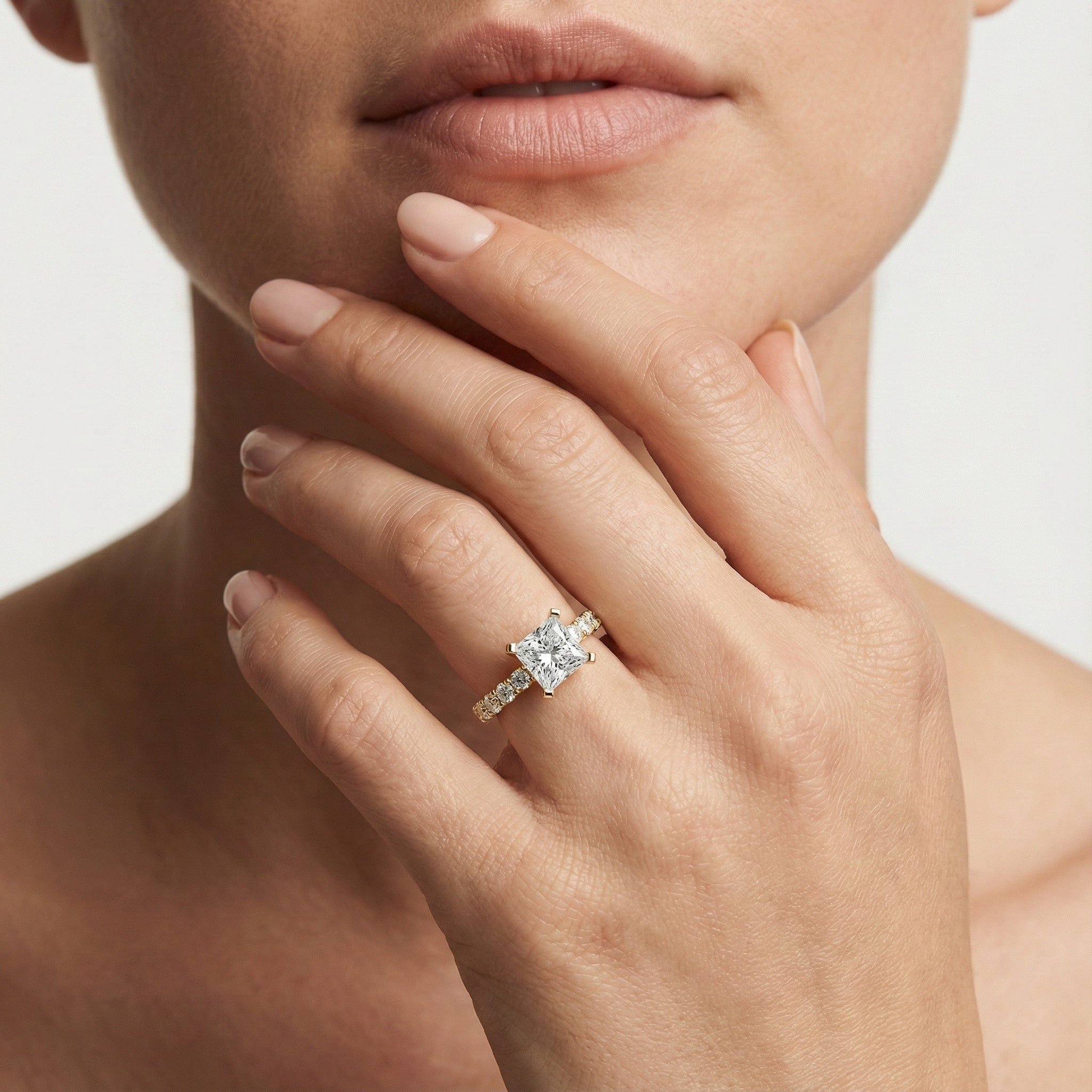 Anna Verlobungsring – Gelbgold