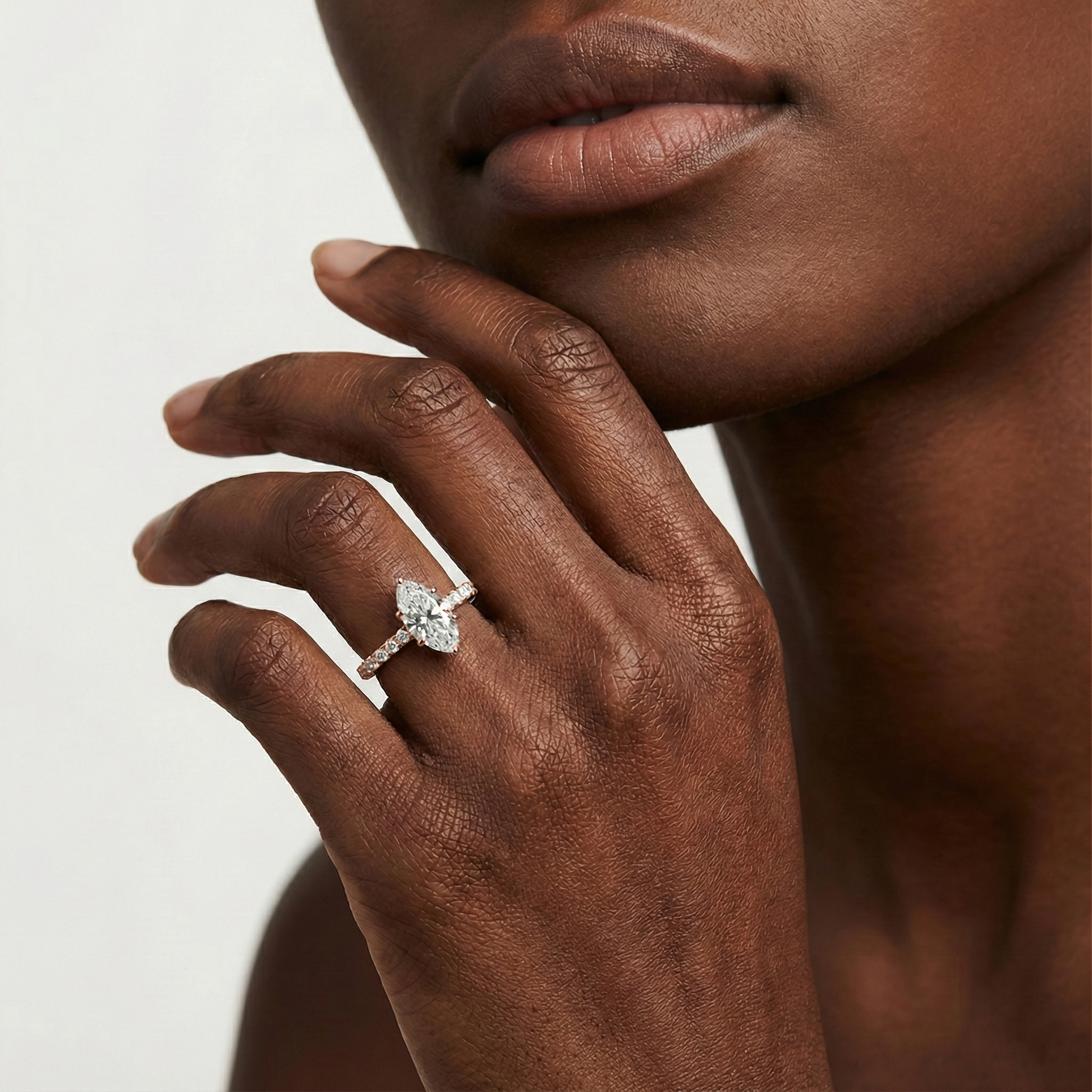 Angel Verlobungsring – Roségold