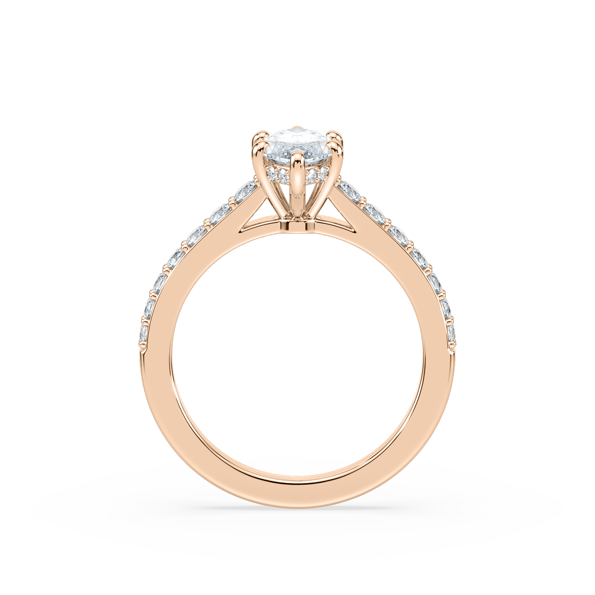 Angel Verlobungsring – Roségold