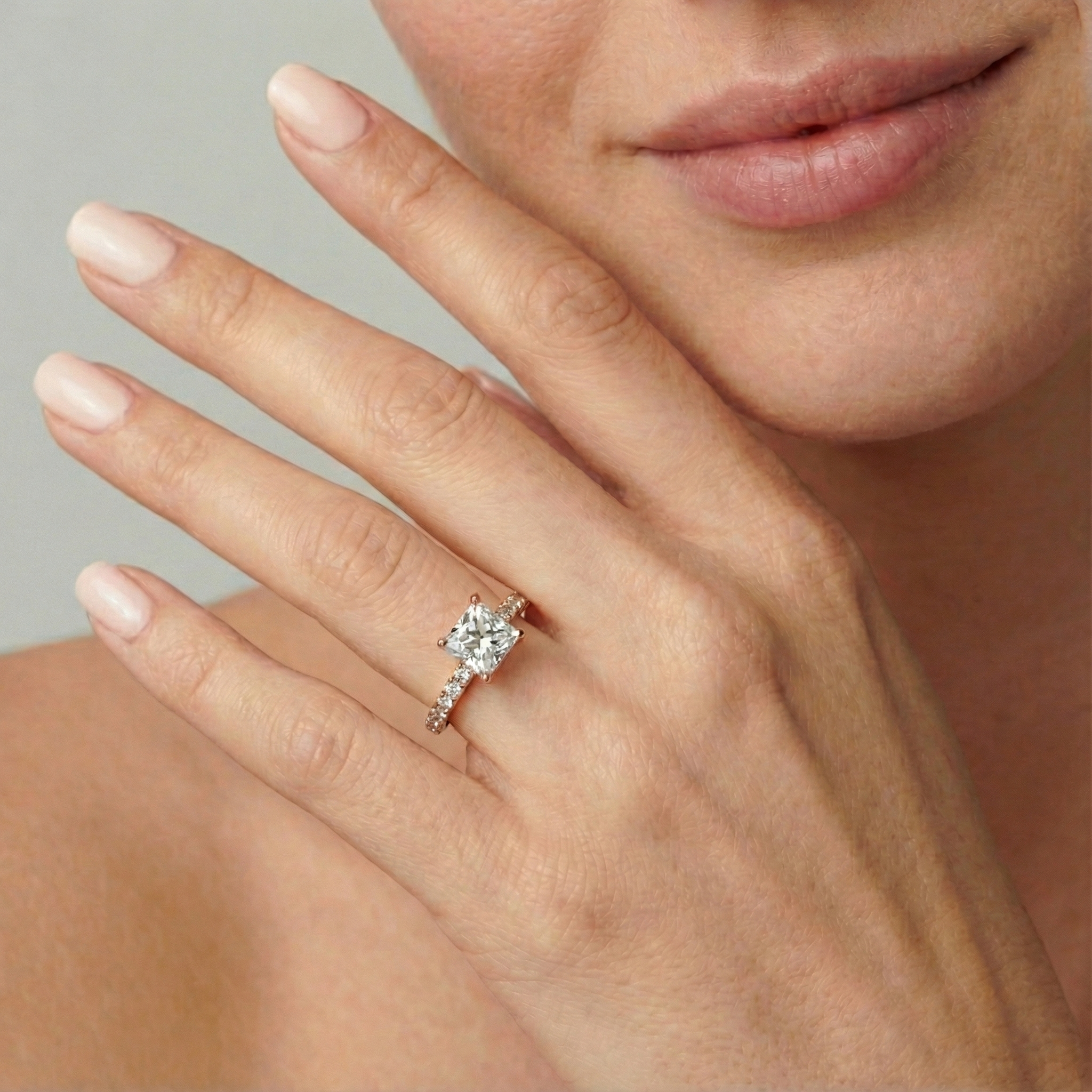 Angel Verlobungsring – Roségold