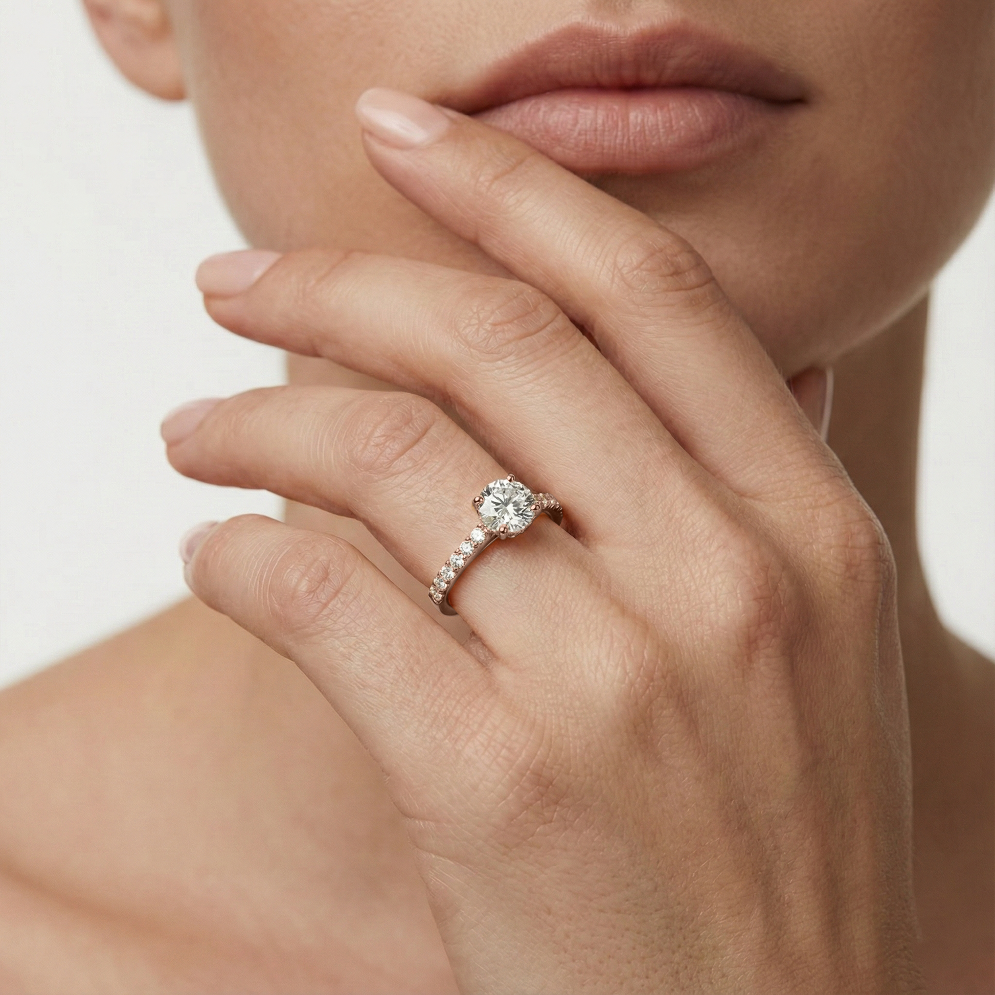 Angel Verlobungsring – Roségold