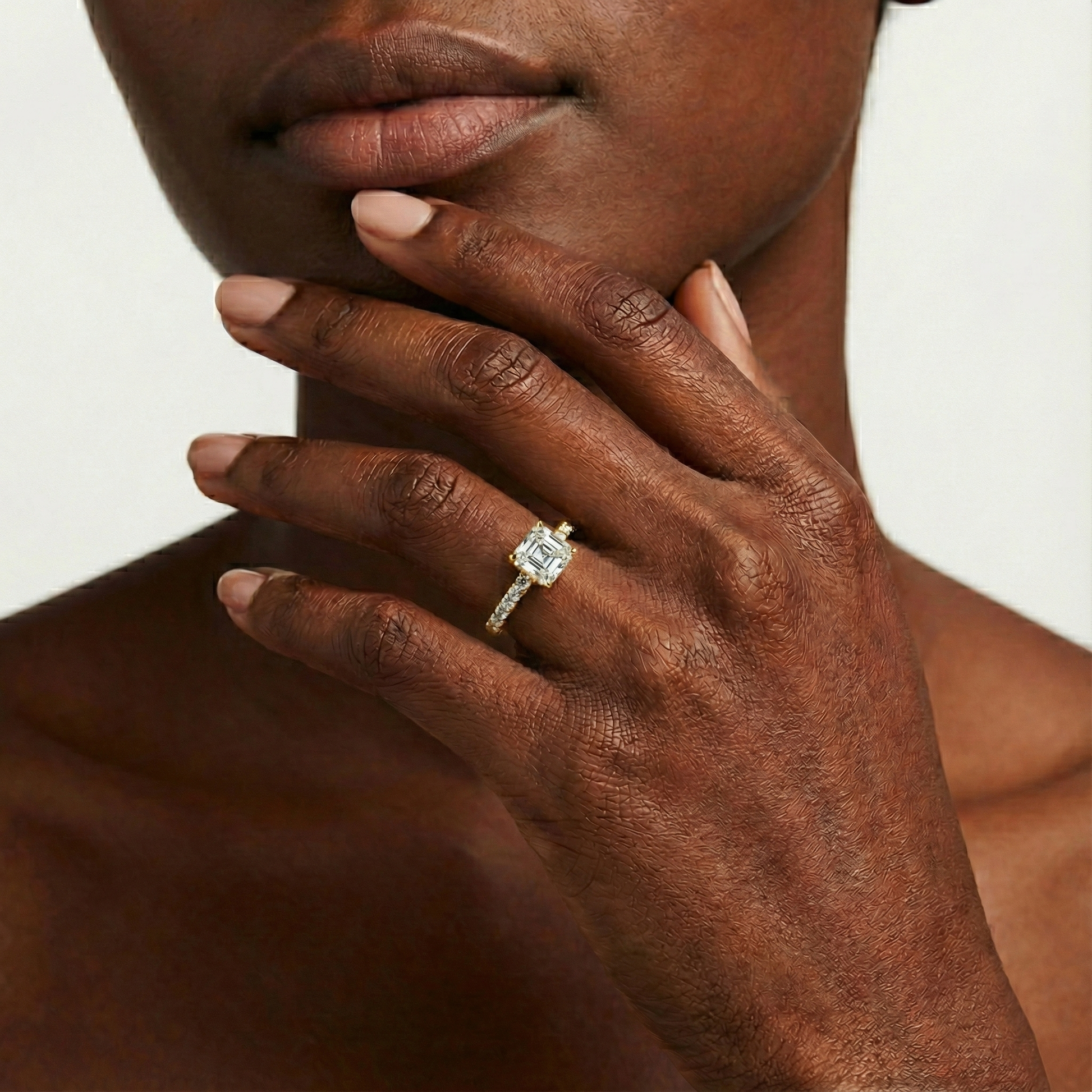 Angel Verlobungsring – Gelbgold