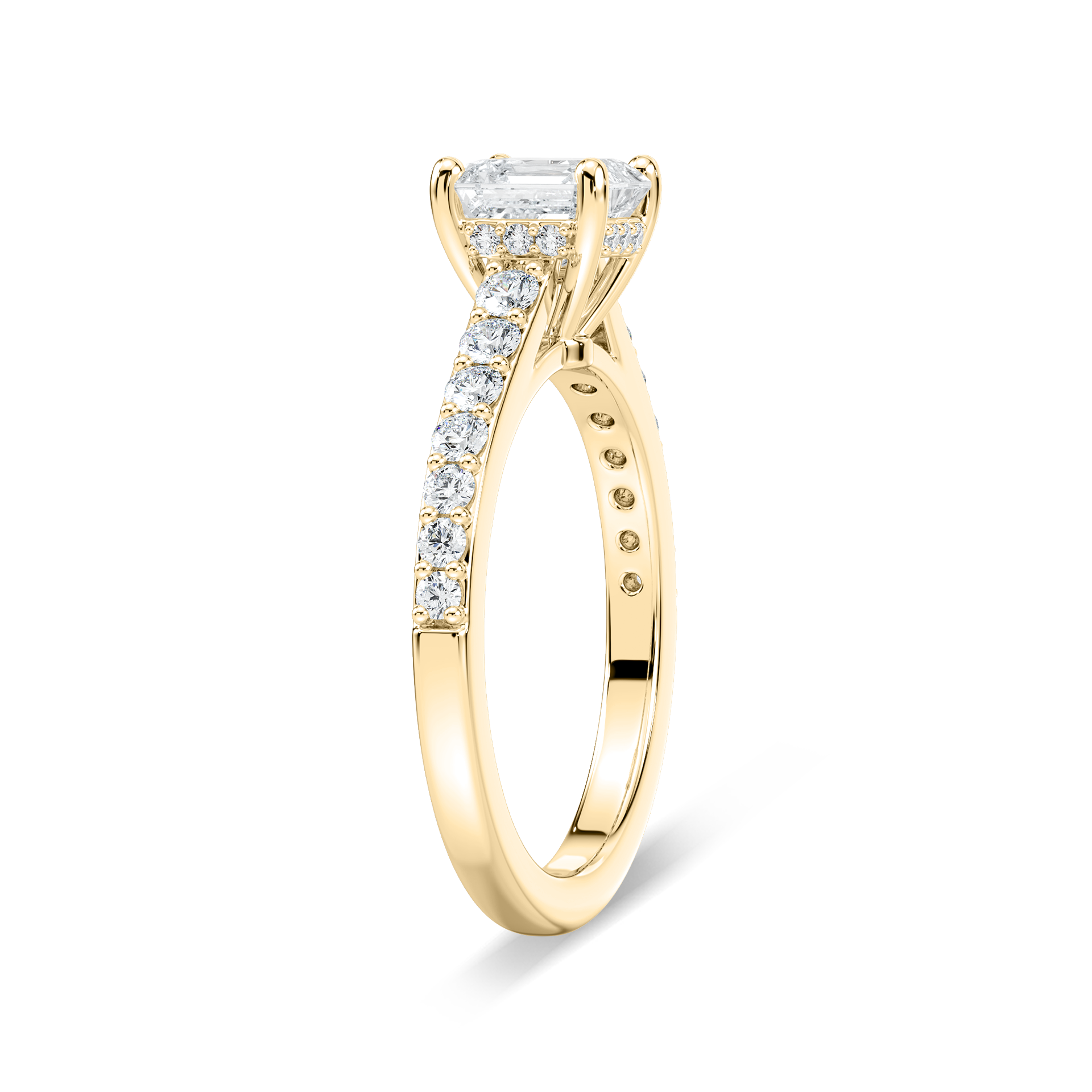Angel Verlobungsring – Gelbgold