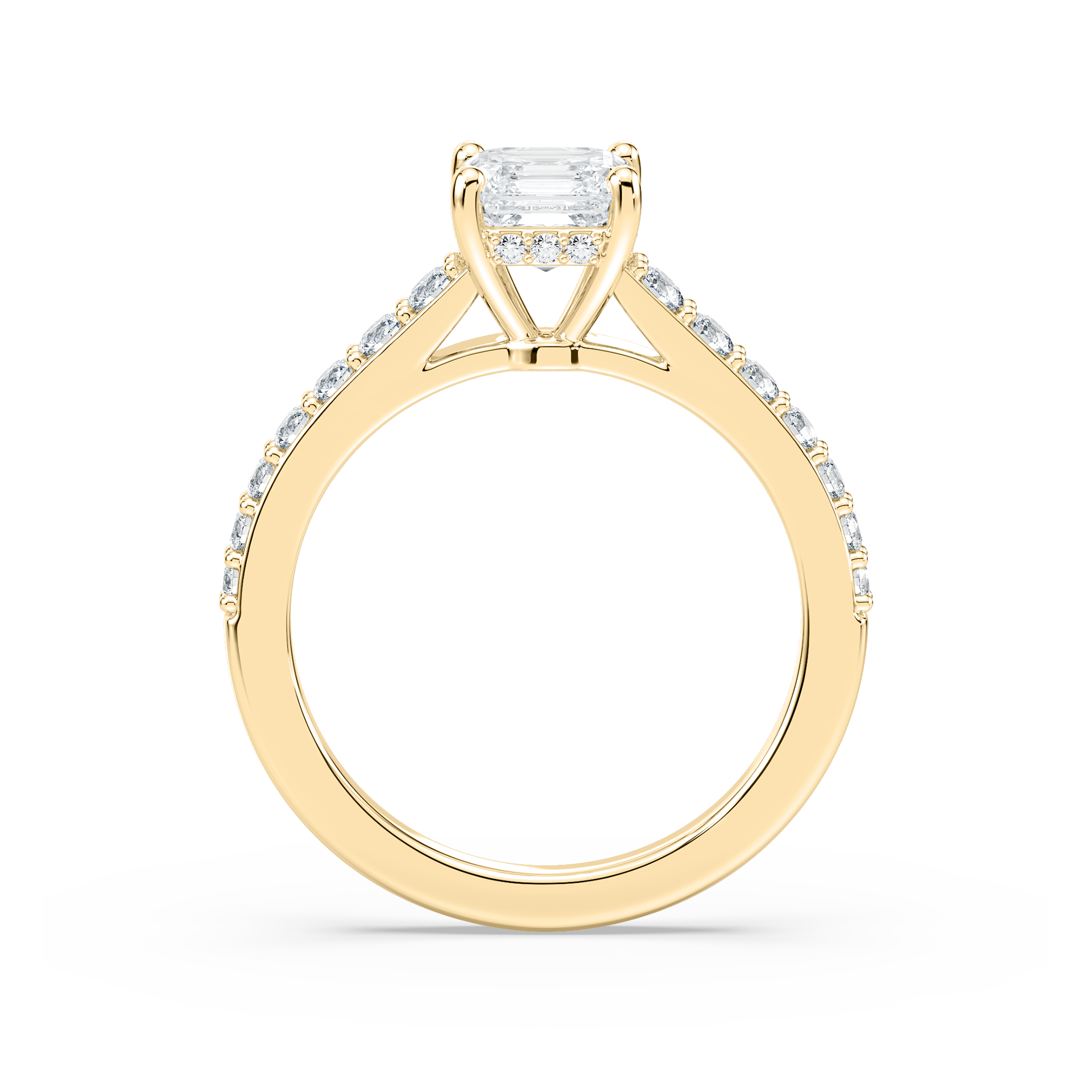 Angel Verlobungsring – Gelbgold