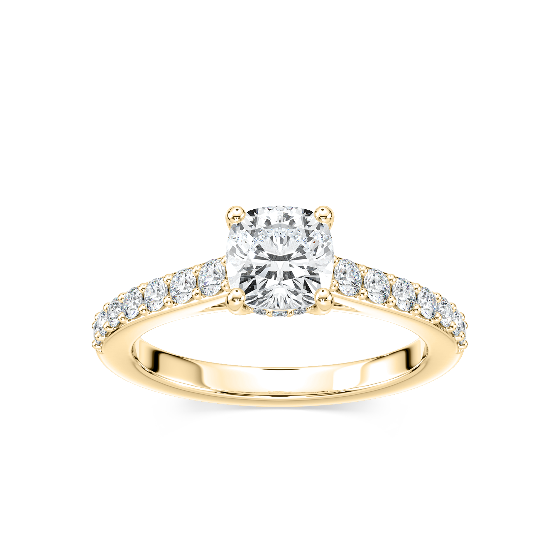 Angel Verlobungsring – Gelbgold