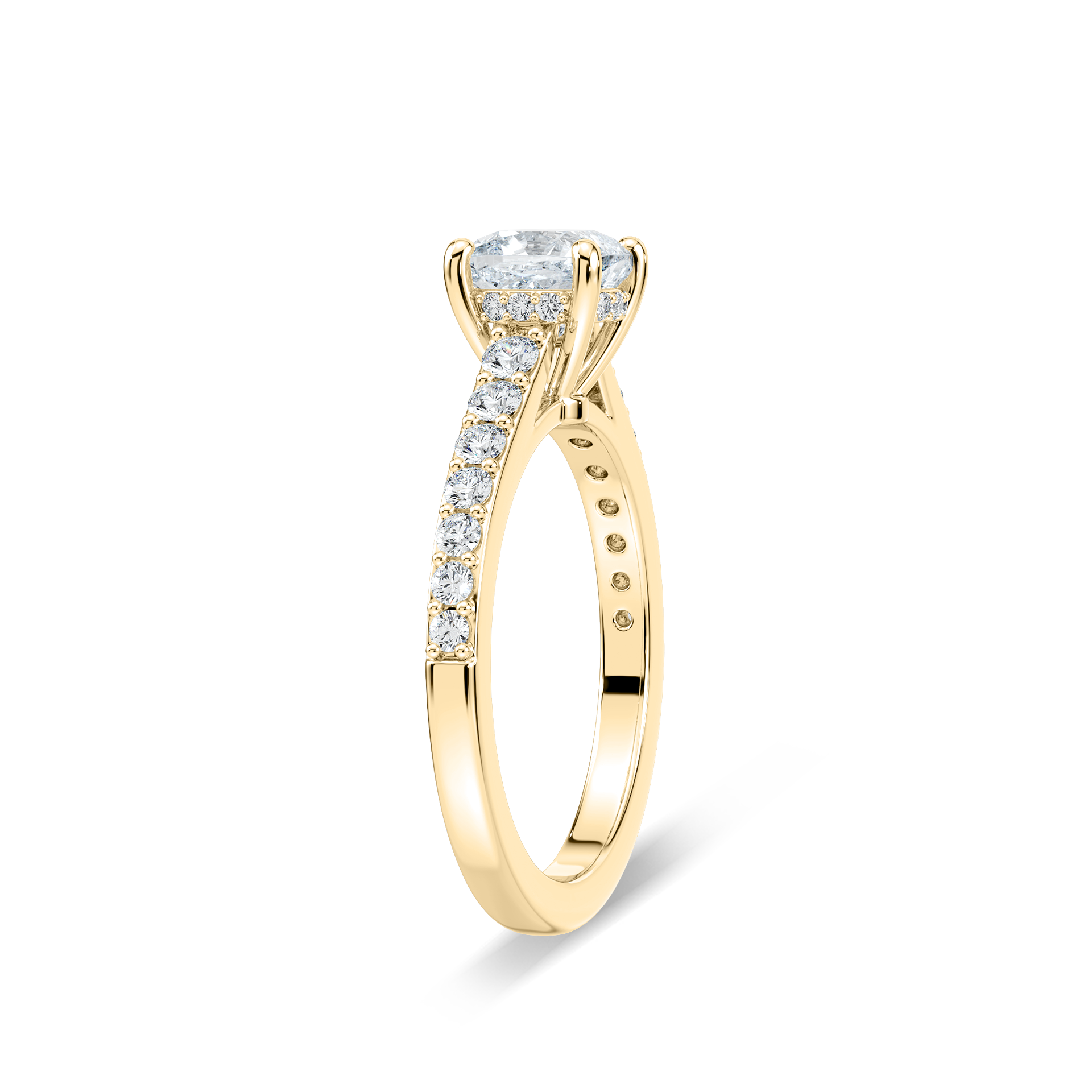 Angel Verlobungsring – Gelbgold