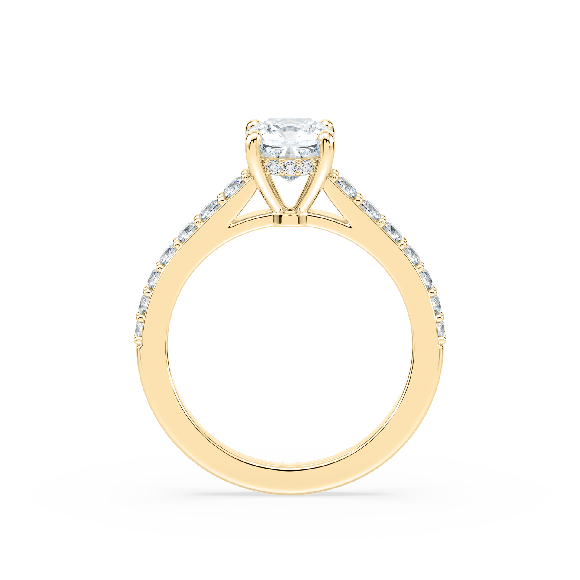 Angel Verlobungsring – Gelbgold