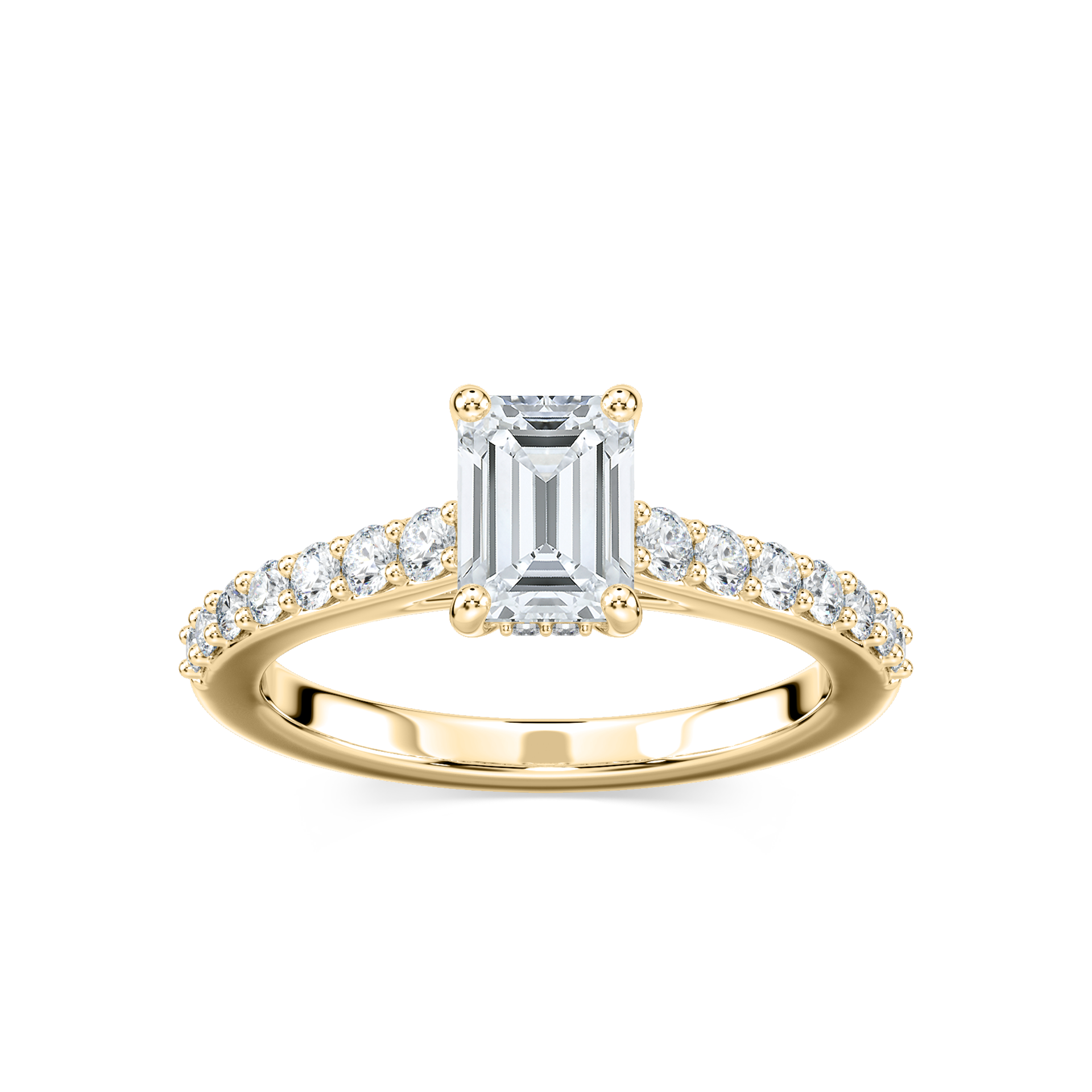 Angel Verlobungsring – Gelbgold