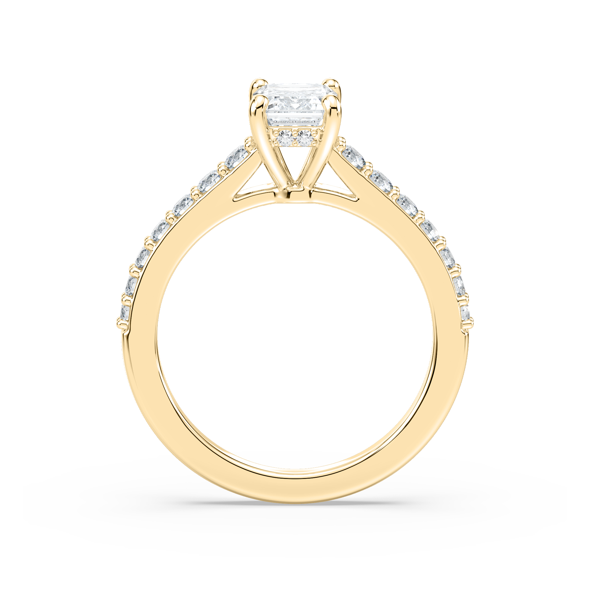 Angel Verlobungsring – Gelbgold