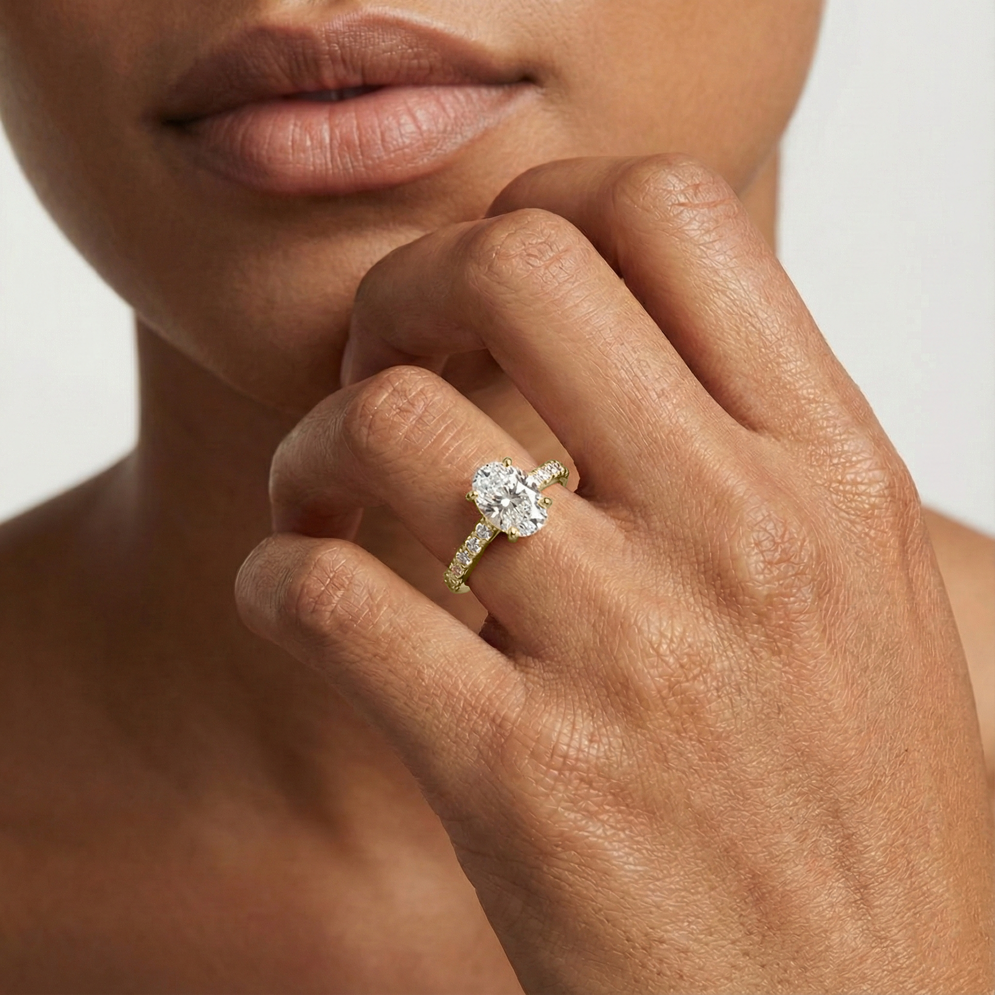 Angel Verlobungsring – Gelbgold