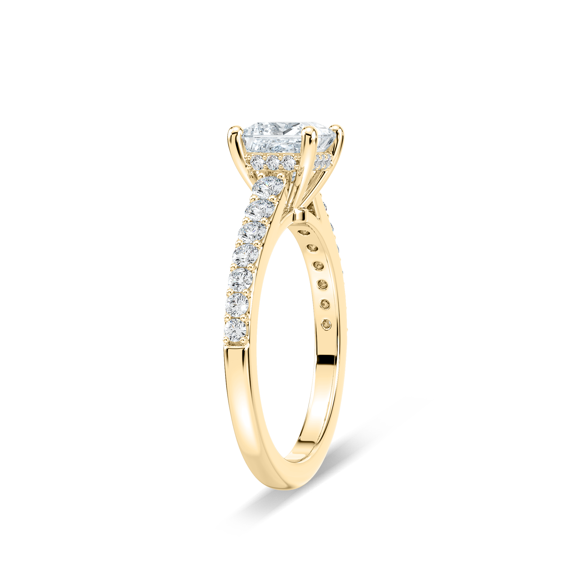 Angel Verlobungsring – Gelbgold