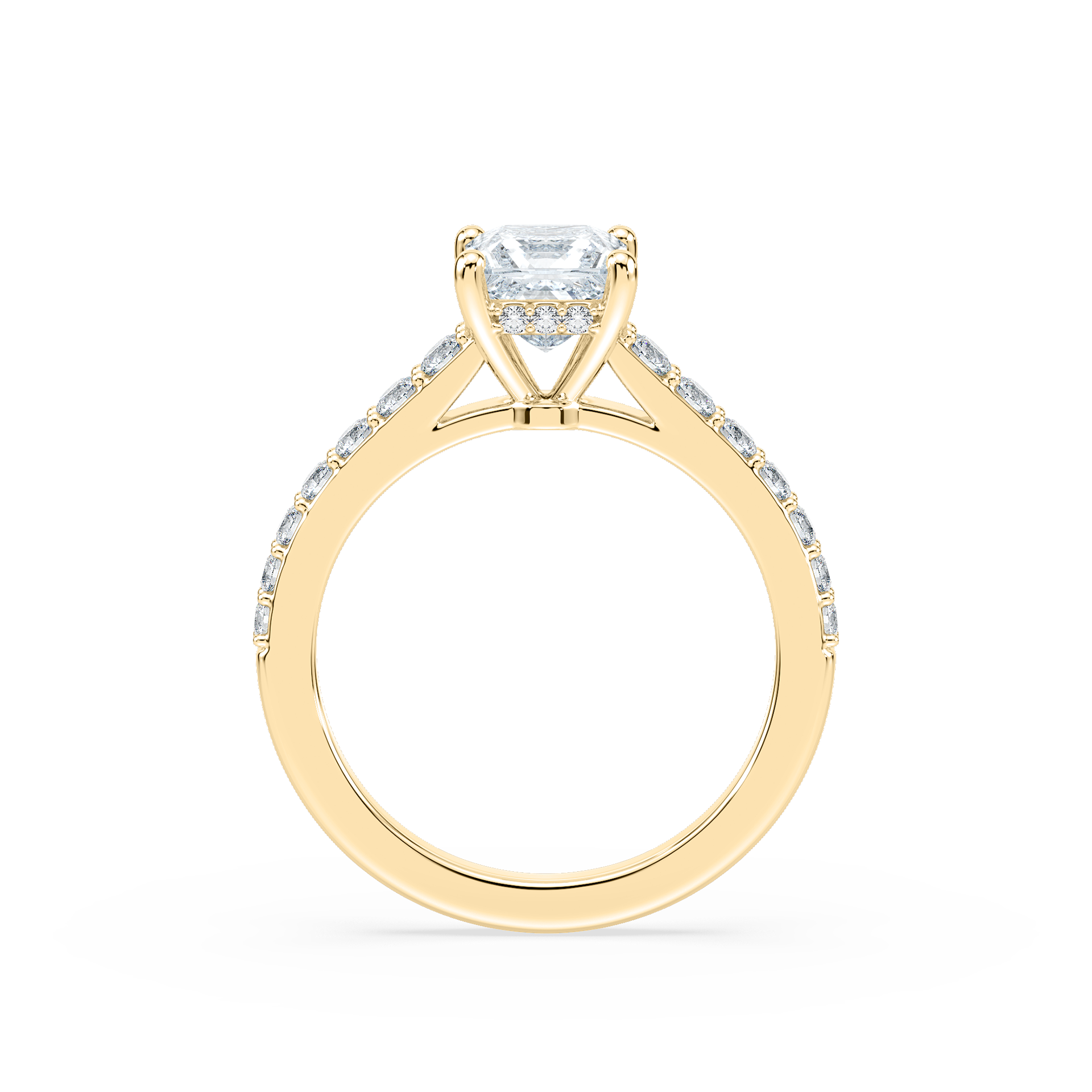 Angel Verlobungsring – Gelbgold