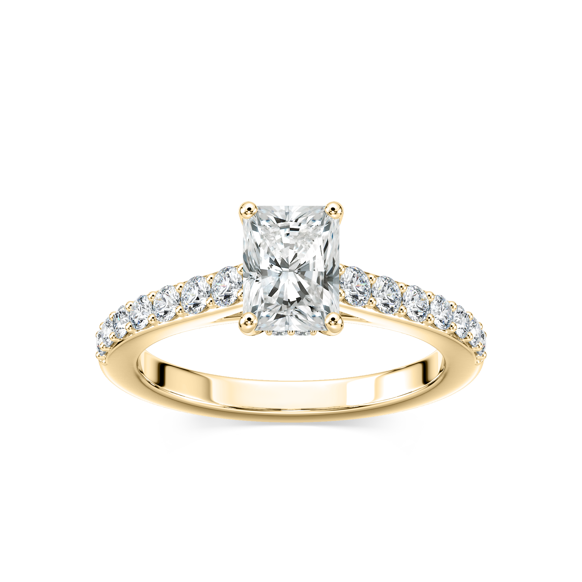 Angel Verlobungsring – Gelbgold