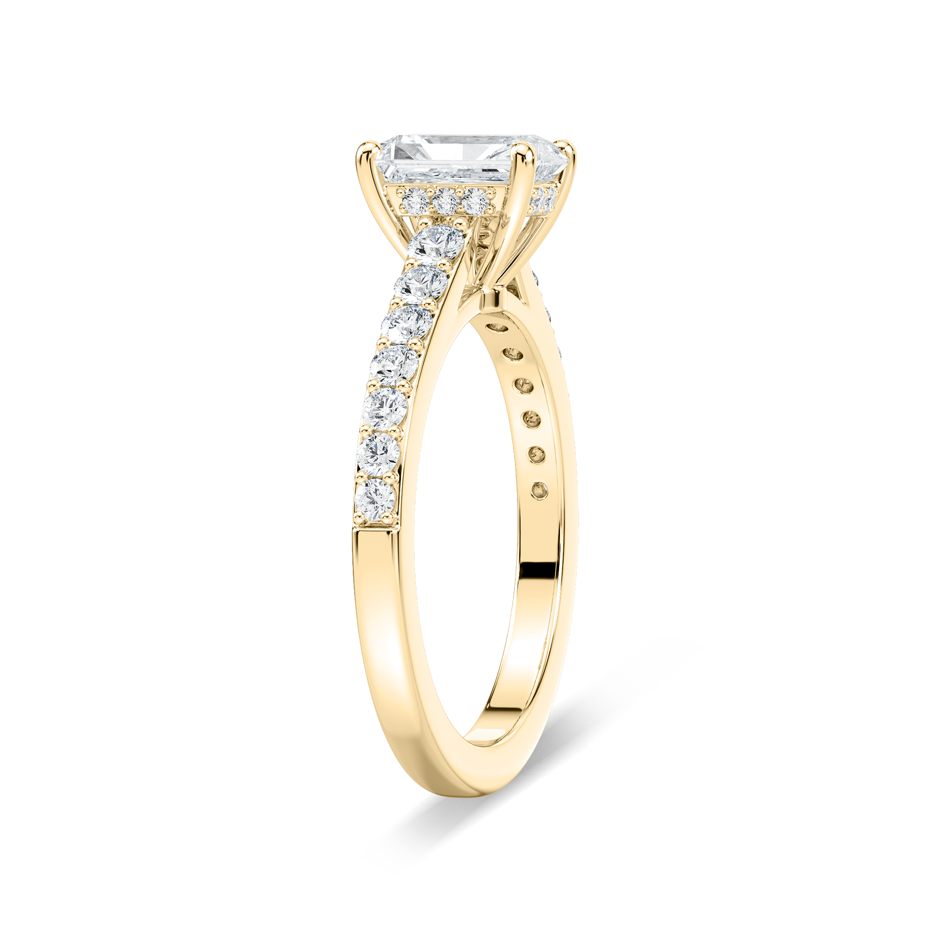 Angel Verlobungsring – Gelbgold