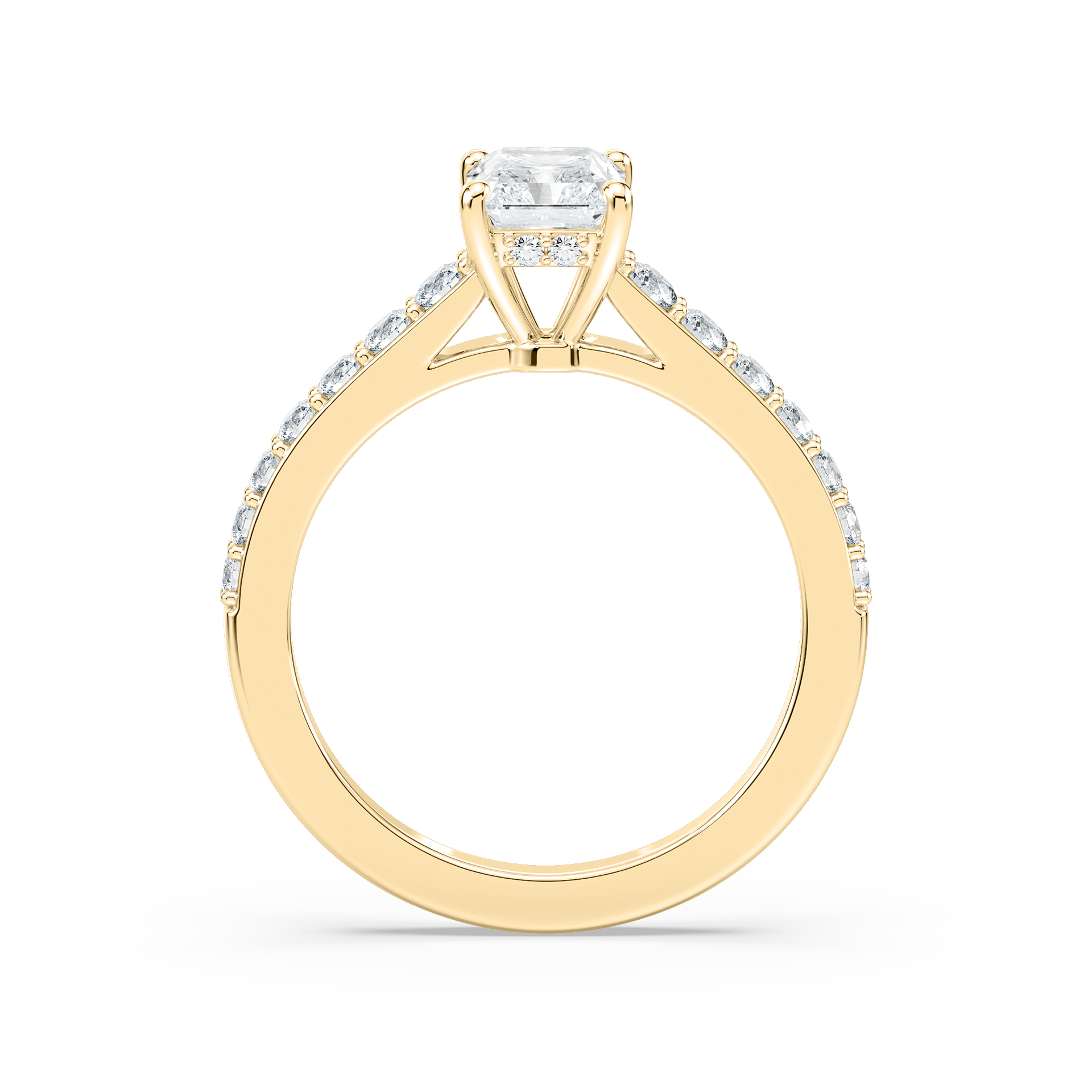 Angel Verlobungsring – Gelbgold
