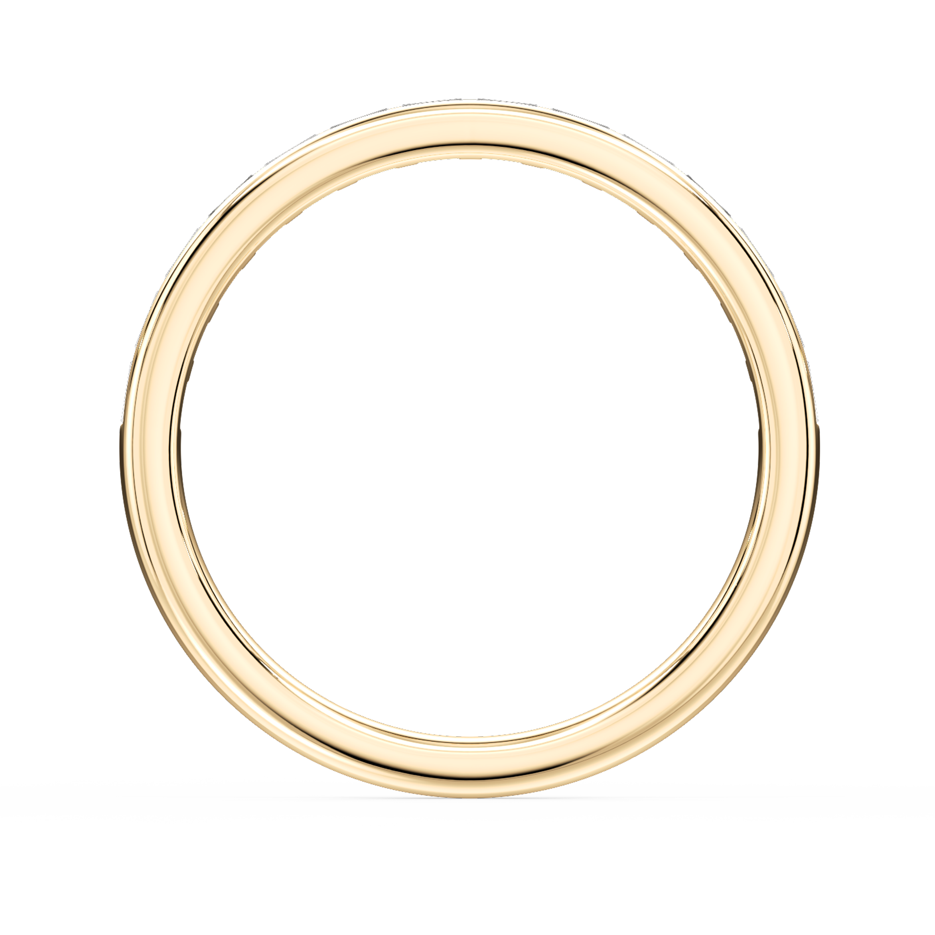 Lovea Clea Trauring – Baguette Kanalfassung – Gelbgold