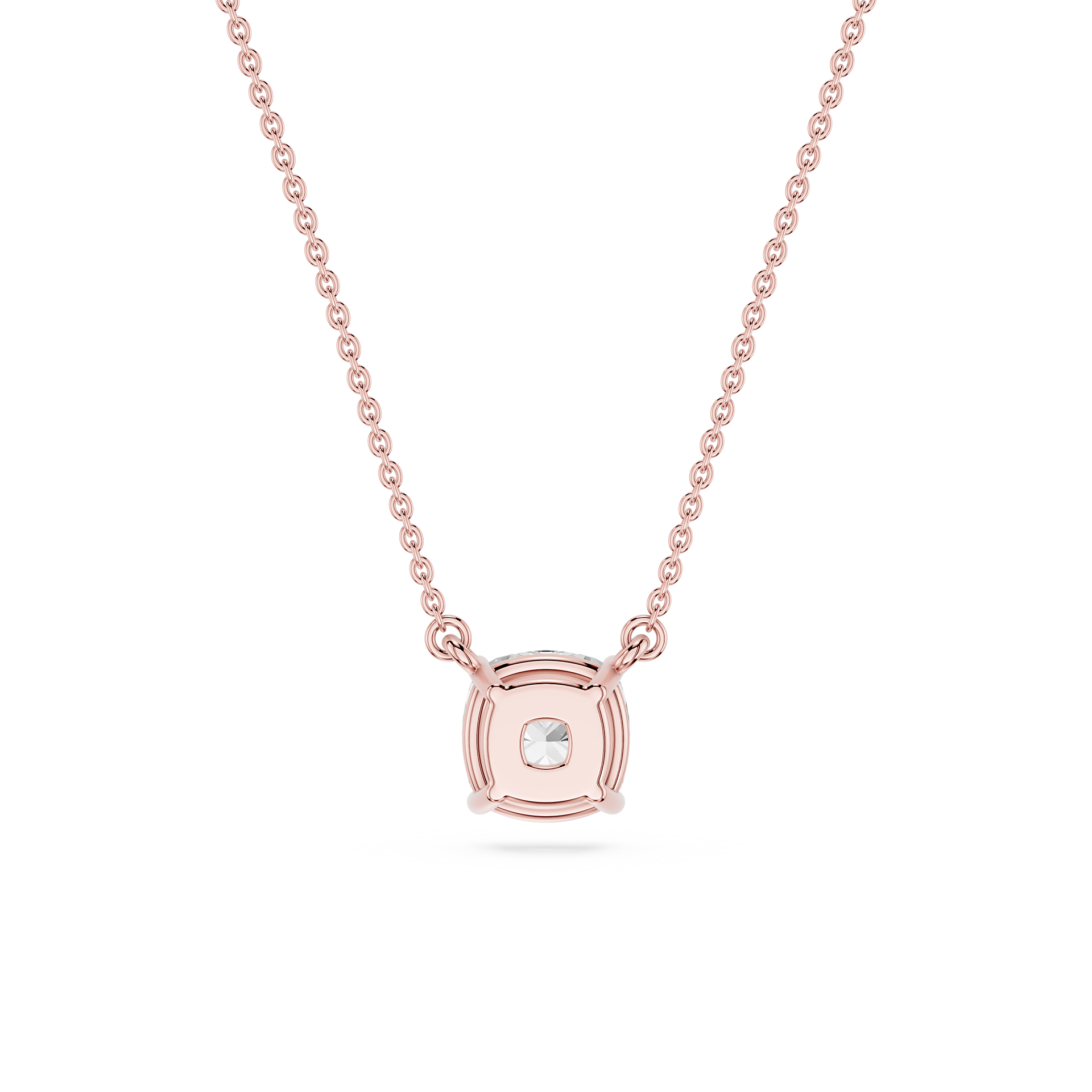 Lovea Classic Anhänger – Kissenschliff – Roségold