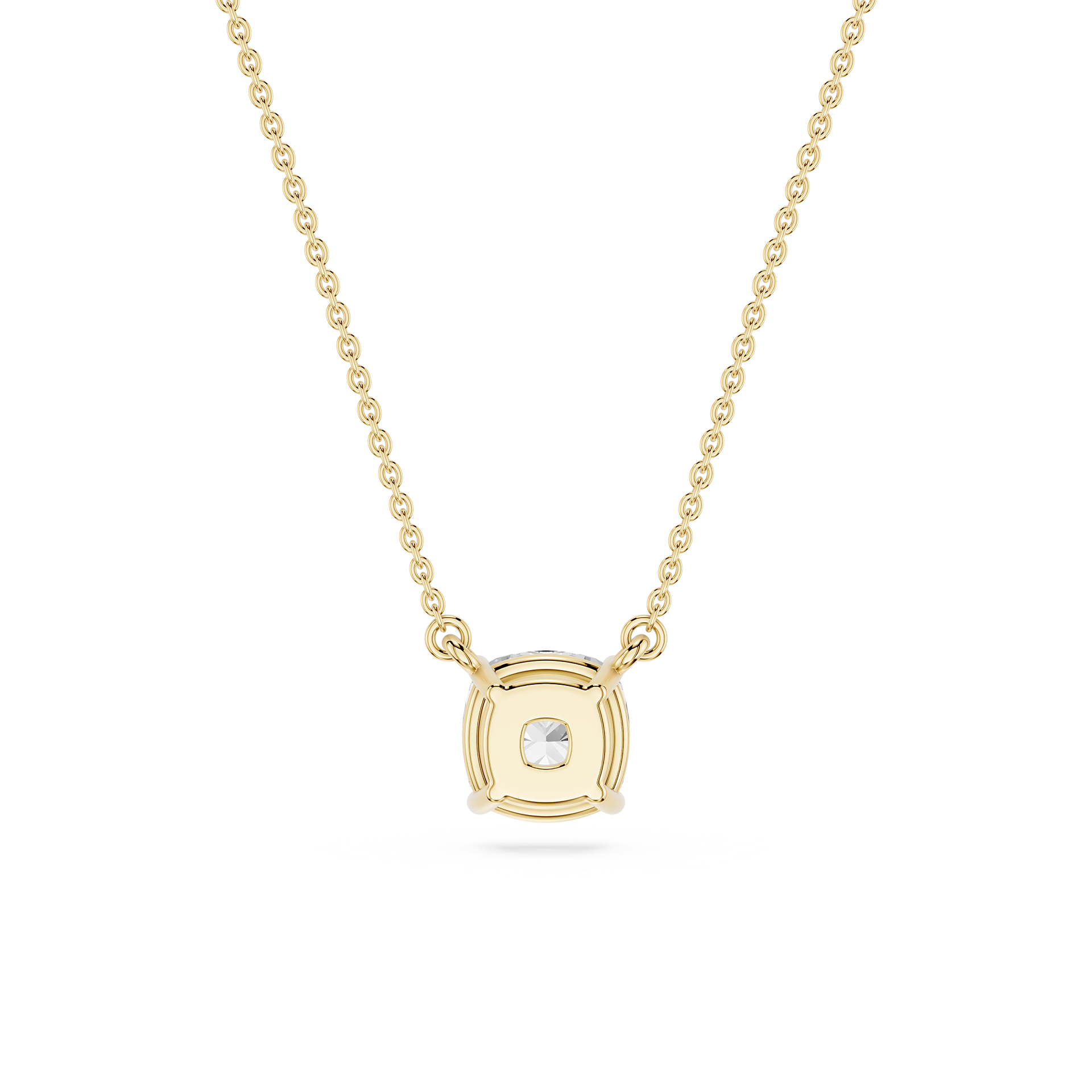 Lovea Classic Anhänger – Kissenschliff – Gelbgold
