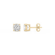 Lovea Classic Ohrstecker Steckverschluss – Kissenschliff – Gelbgold