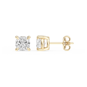 Lovea Claw Ohrstecker Steckverschluss – Kissenschliff – Gelbgold