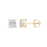 Lovea Claw Ohrstecker Schraubverschluss – Kissenschliff – Gelbgold
