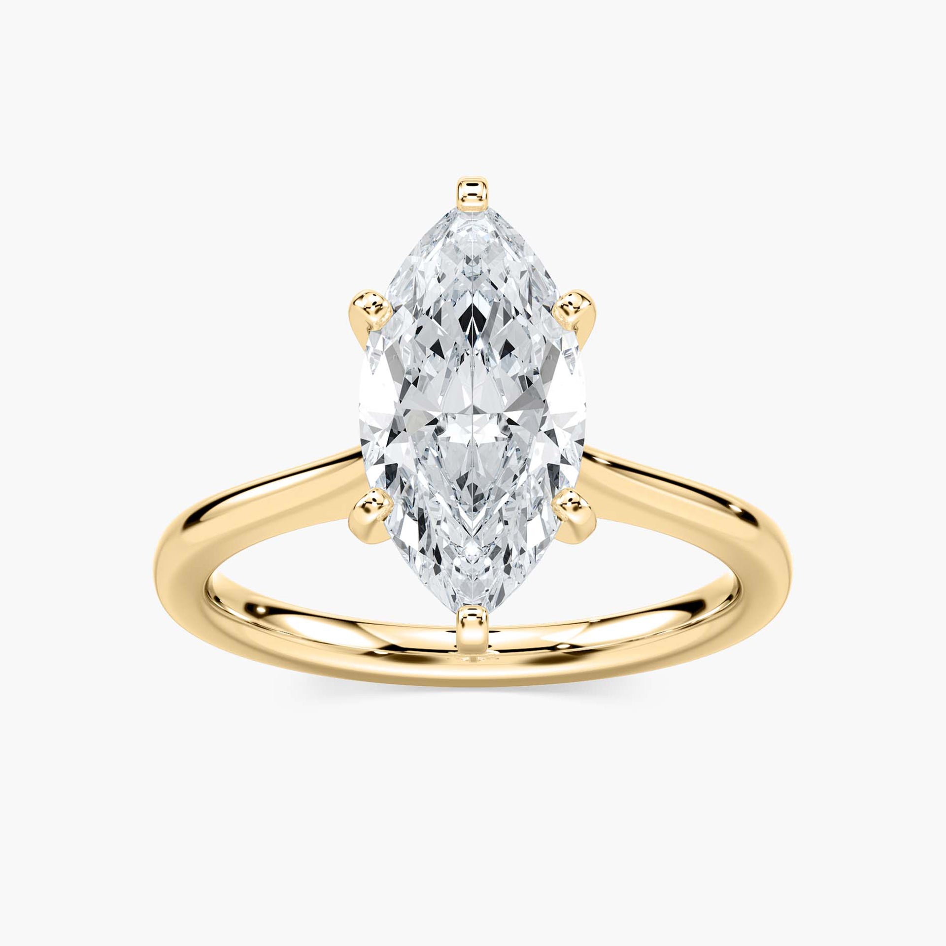 Marie Verlobungsring – Gelbgold