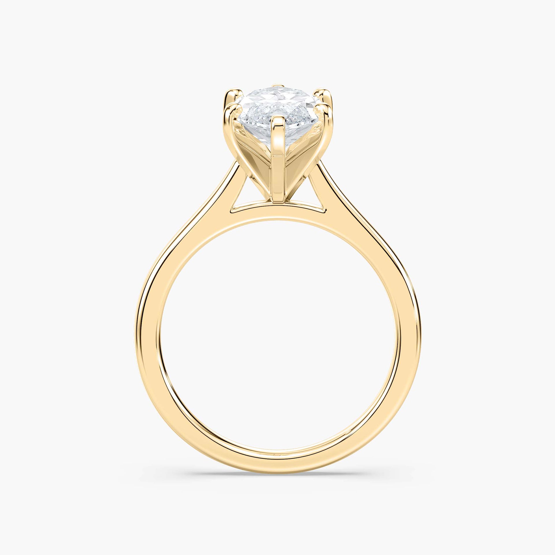 Marie Verlobungsring – Gelbgold