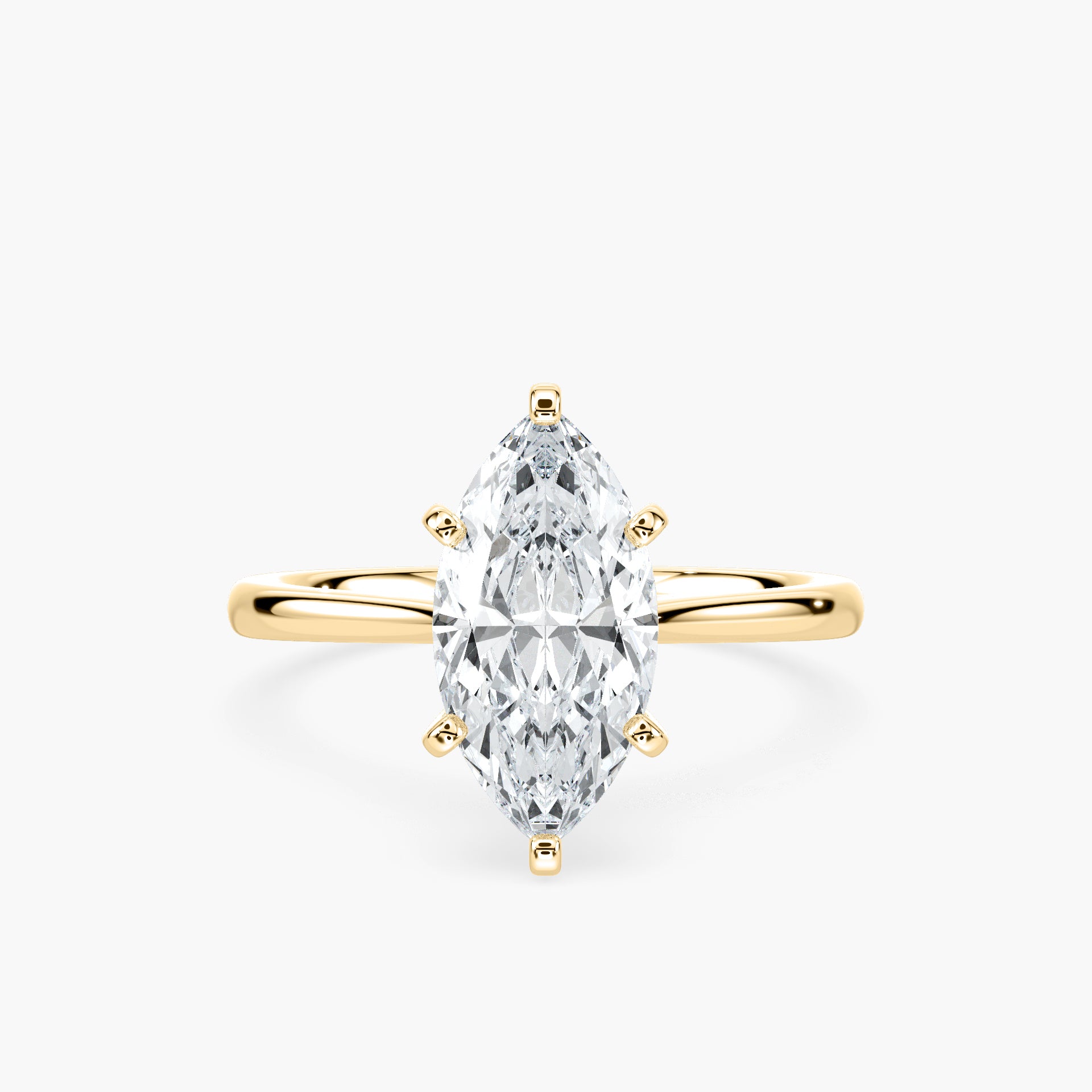 Marie Verlobungsring – Gelbgold
