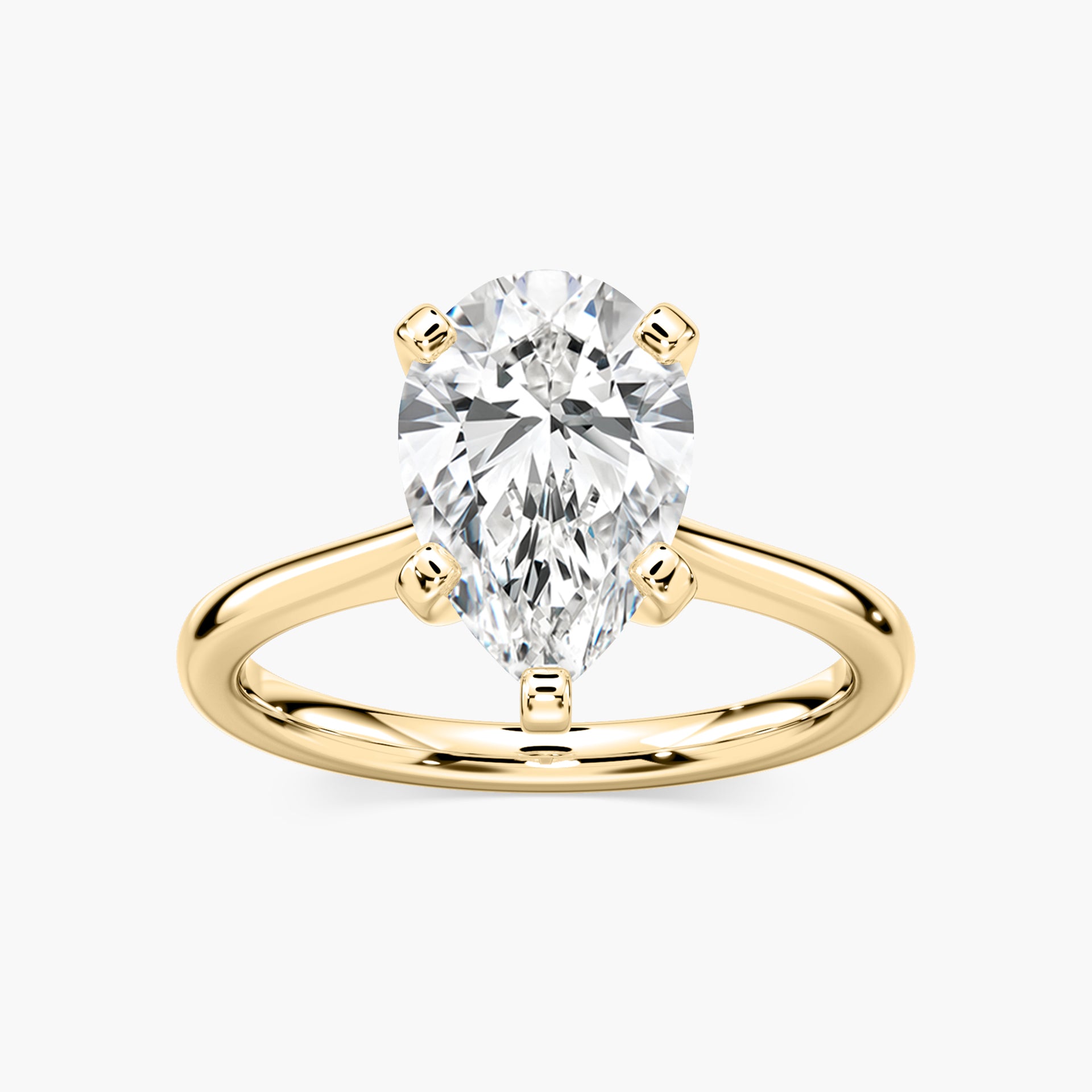 Marie Verlobungsring – Gelbgold
