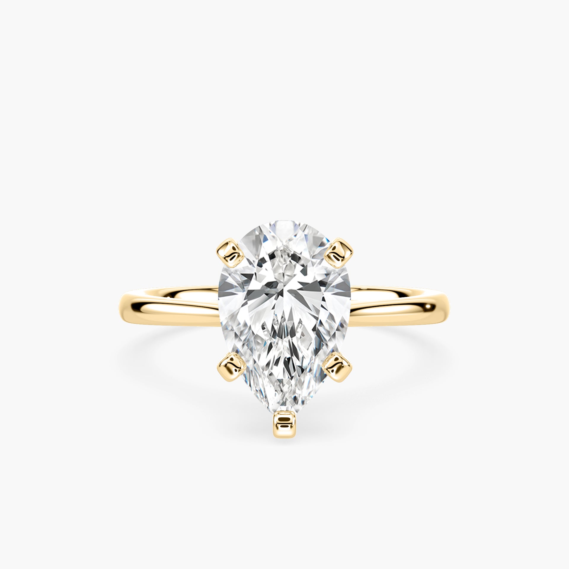 Marie Verlobungsring – Gelbgold