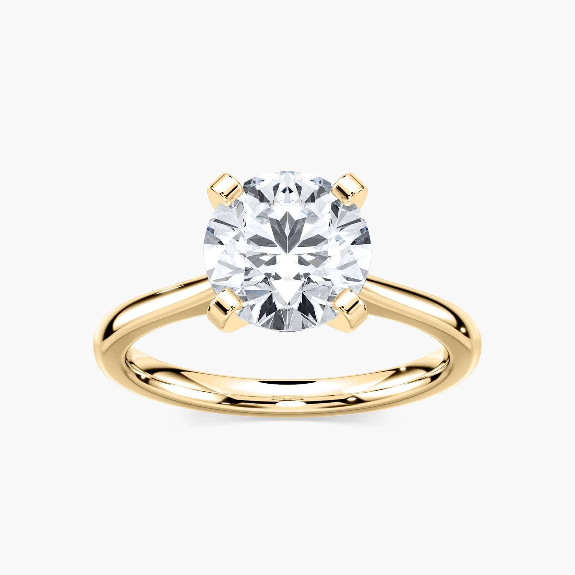 Marie Verlobungsring – Gelbgold
