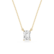 Lovea Classic Anhänger – Smaragdschliff – Gelbgold