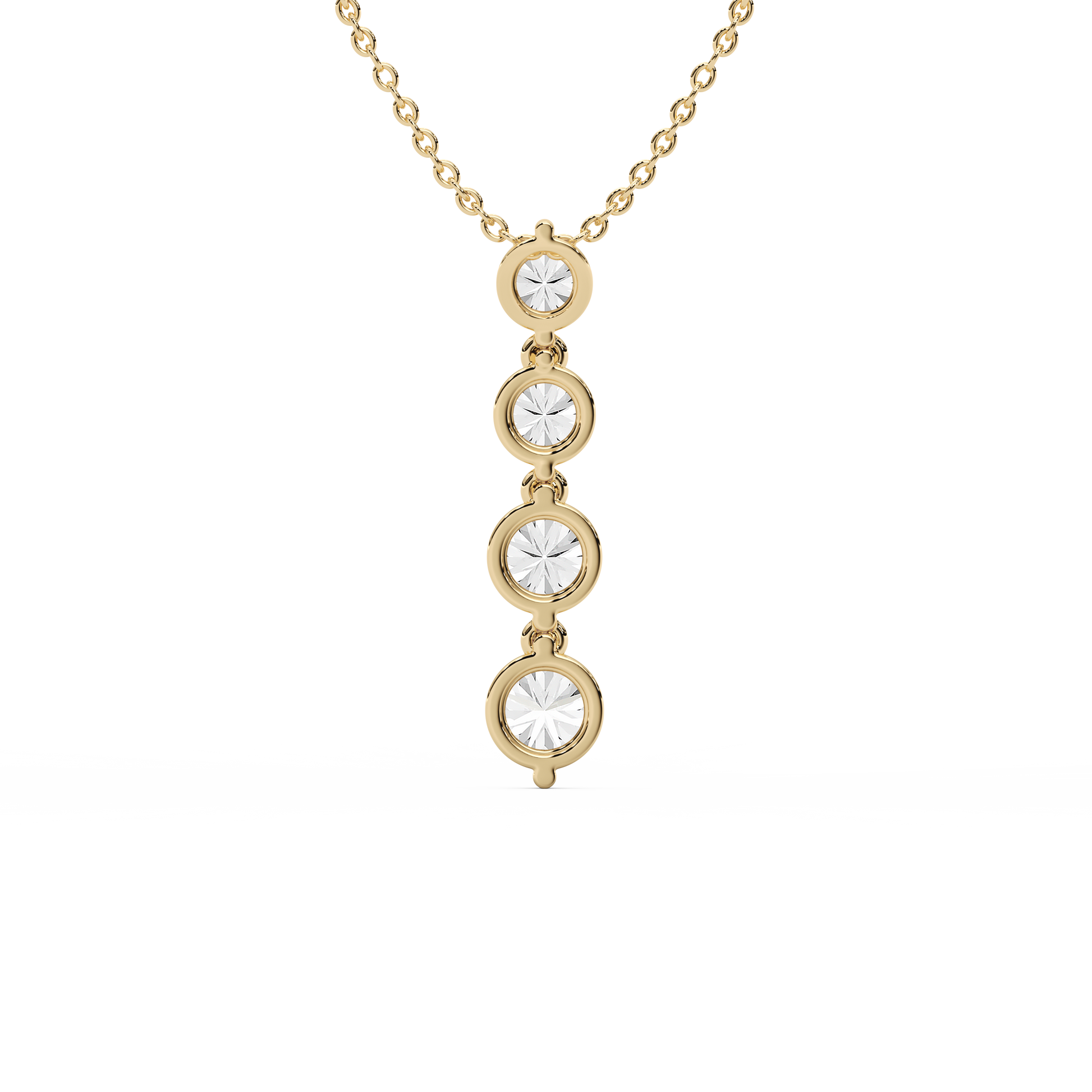 Lovea Eternal Journey Anhänger – Rundschliff – Gelbgold