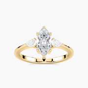 Daphne Verlobungsring – Gelbgold
