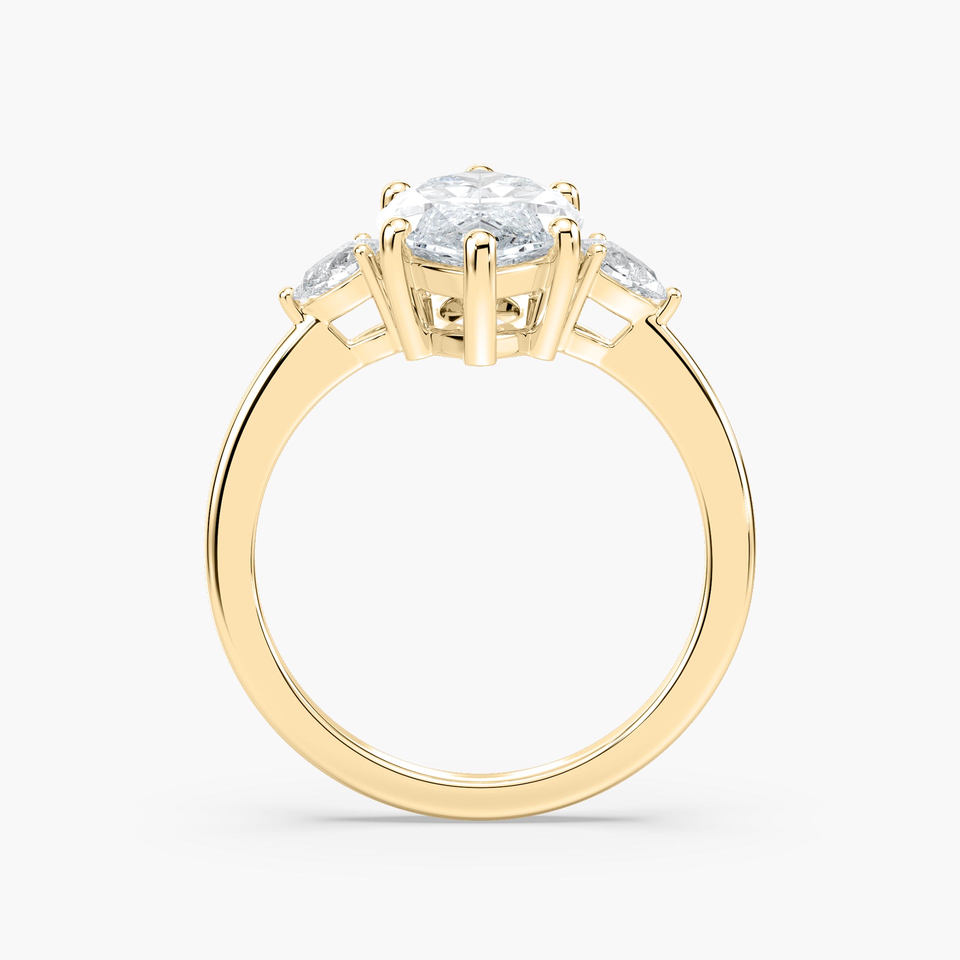 Daphne Verlobungsring – Gelbgold