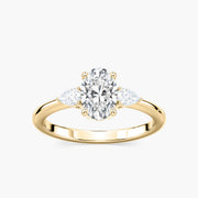 Daphne Verlobungsring – Gelbgold