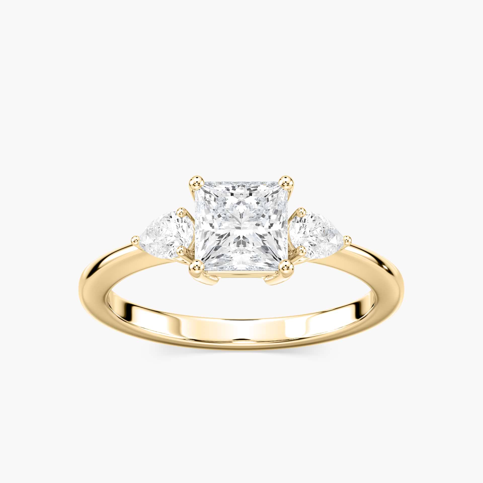 Daphne Verlobungsring – Gelbgold