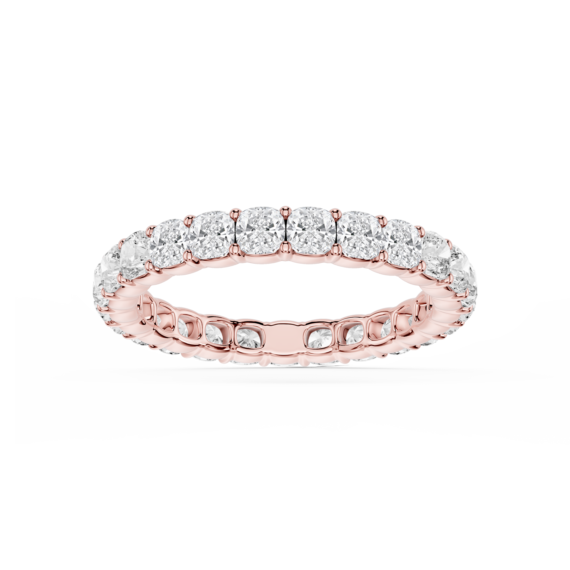 Lovea Harlow Eternity Ring Kissenschliff – Roségold