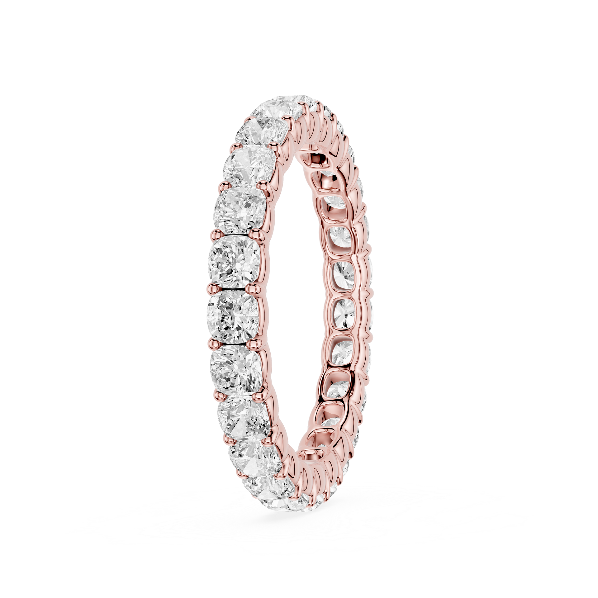 Lovea Harlow Eternity Ring Kissenschliff – Roségold
