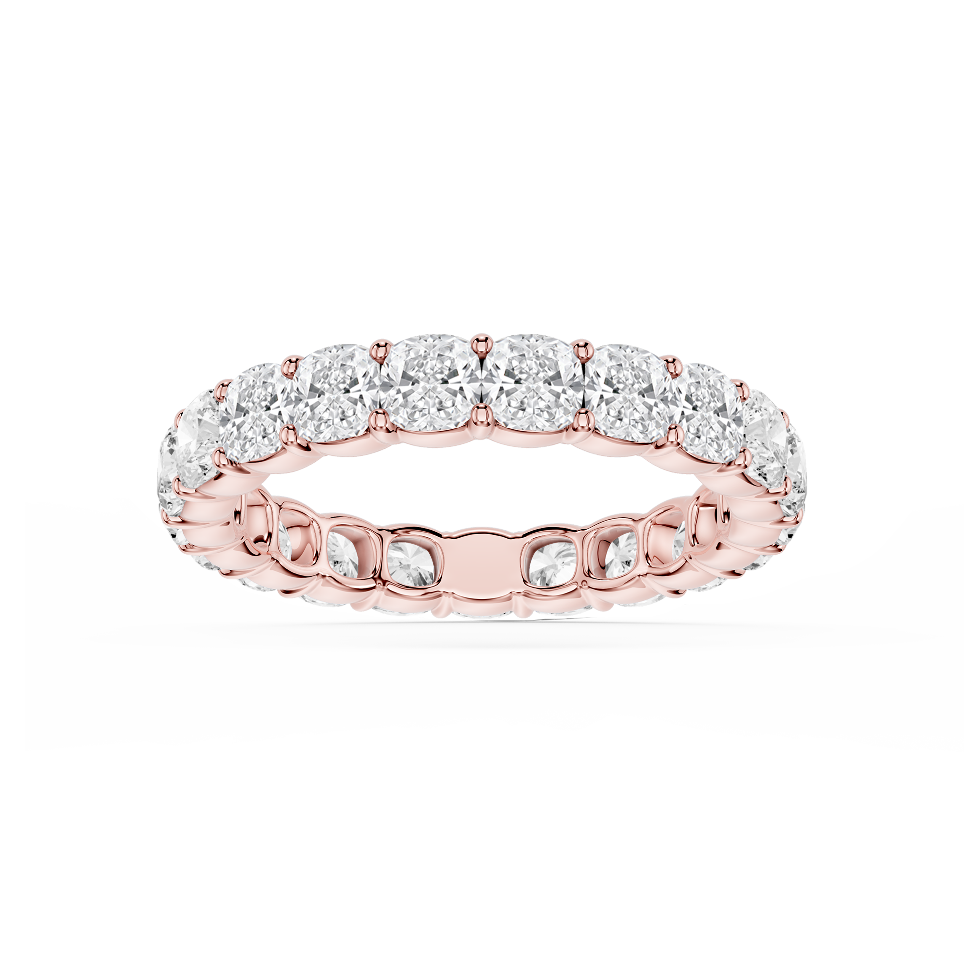 Lovea Harlow Eternity Ring Kissenschliff – Roségold