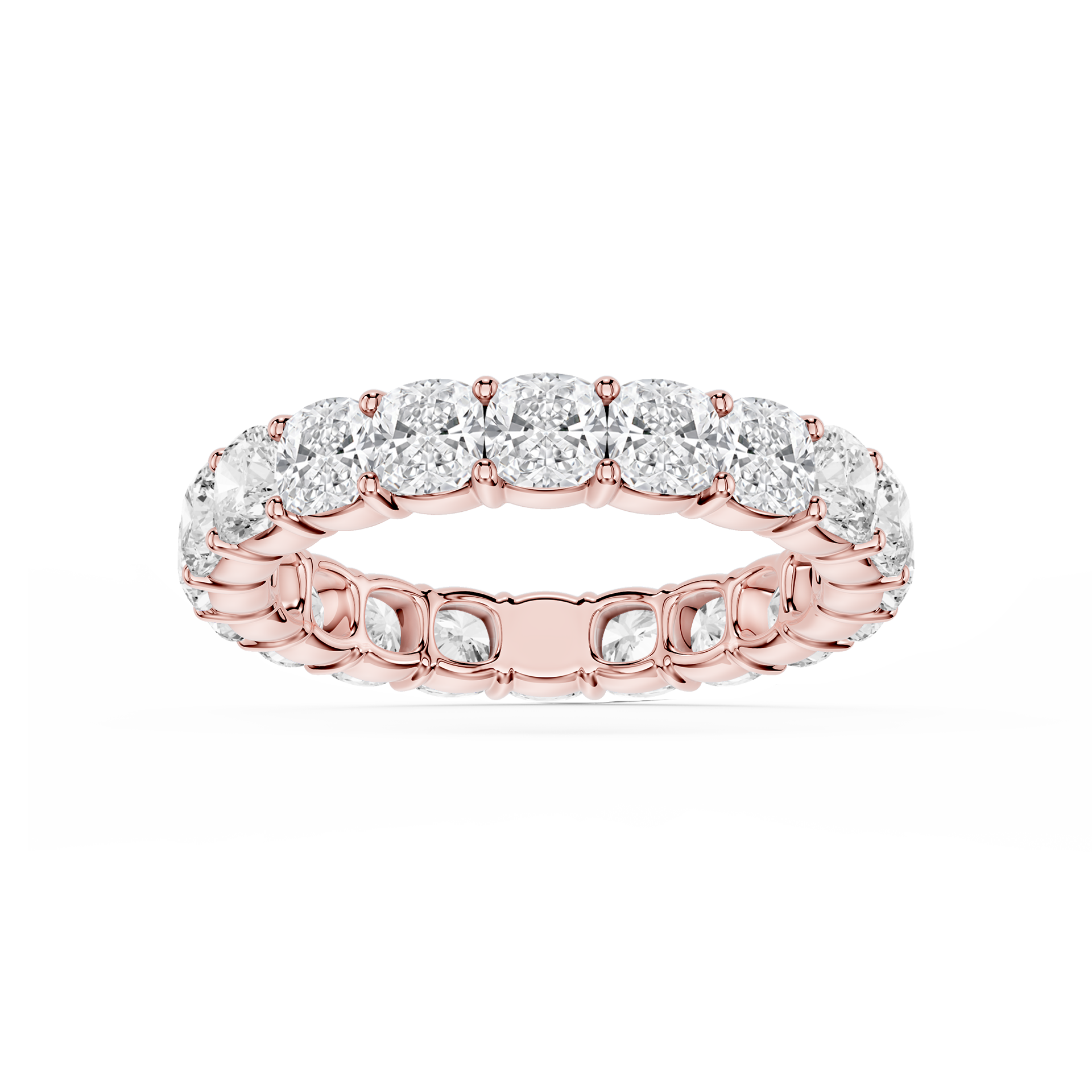 Lovea Harlow Eternity Ring Kissenschliff – Roségold