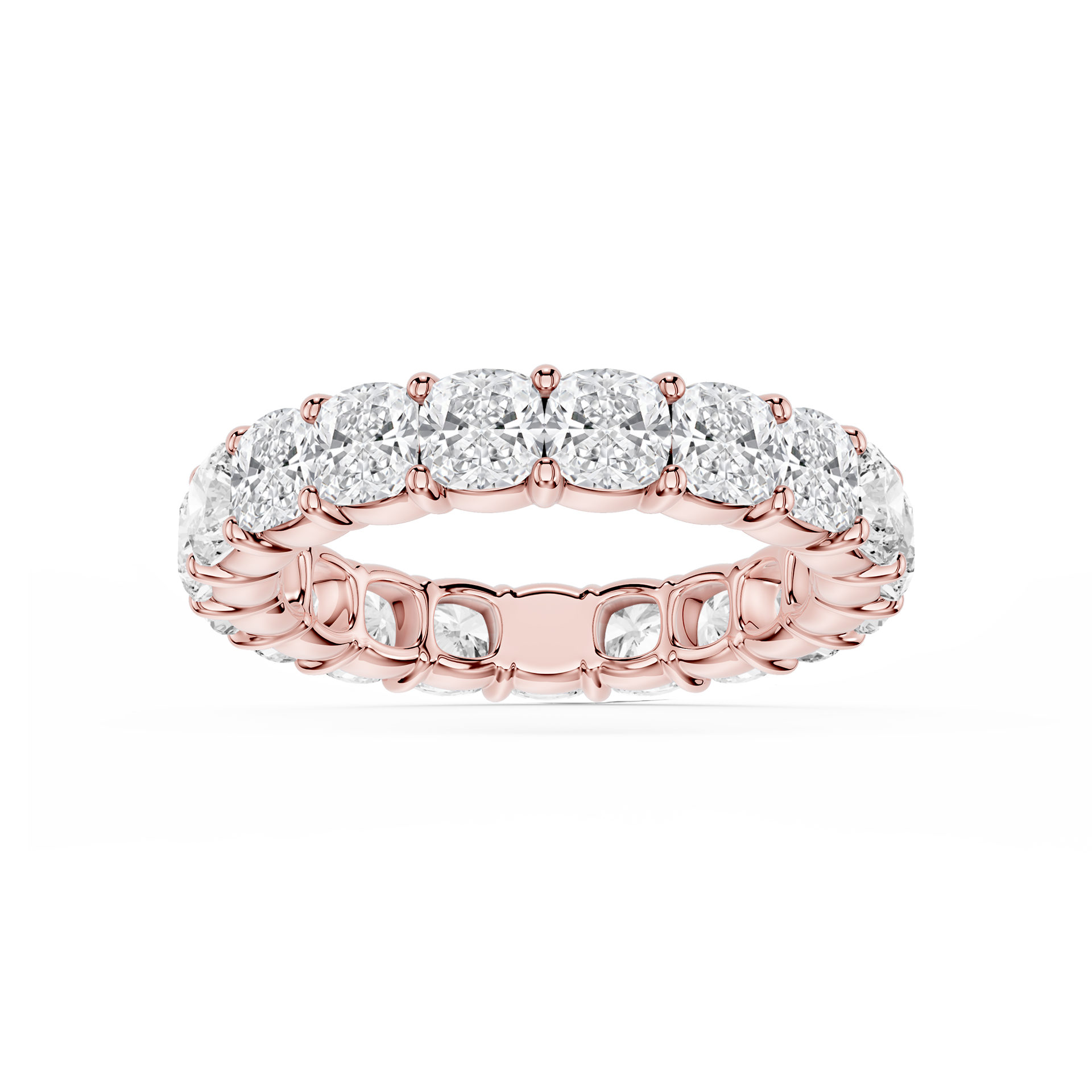 Lovea Harlow Eternity Ring Kissenschliff – Roségold