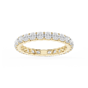 Lovea Harlow Eternity Ring Kissenschliff – Gelbgold