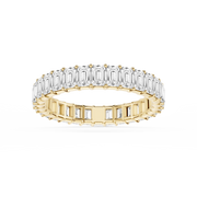 Lovea Harlow Eternity Ring Smaragdschliff – Gelbgold