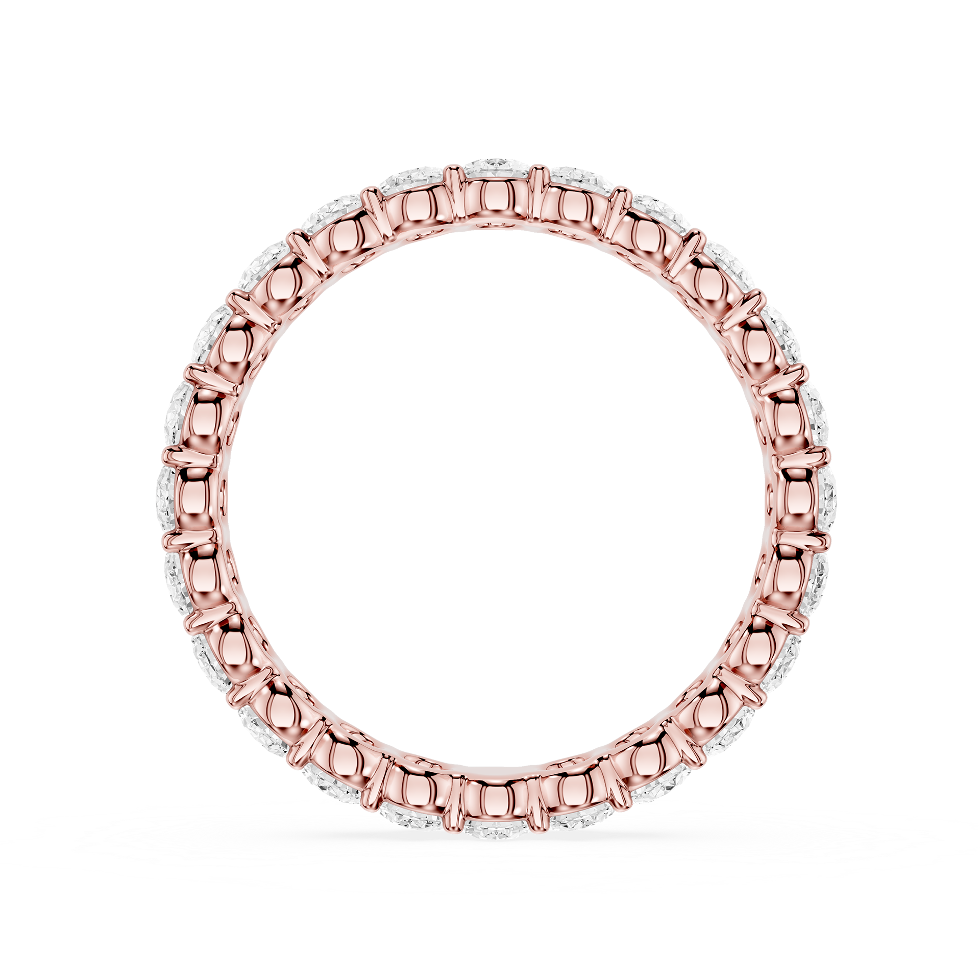 Lovea Harlow Eternity Ring Ovalschliff – Roségold