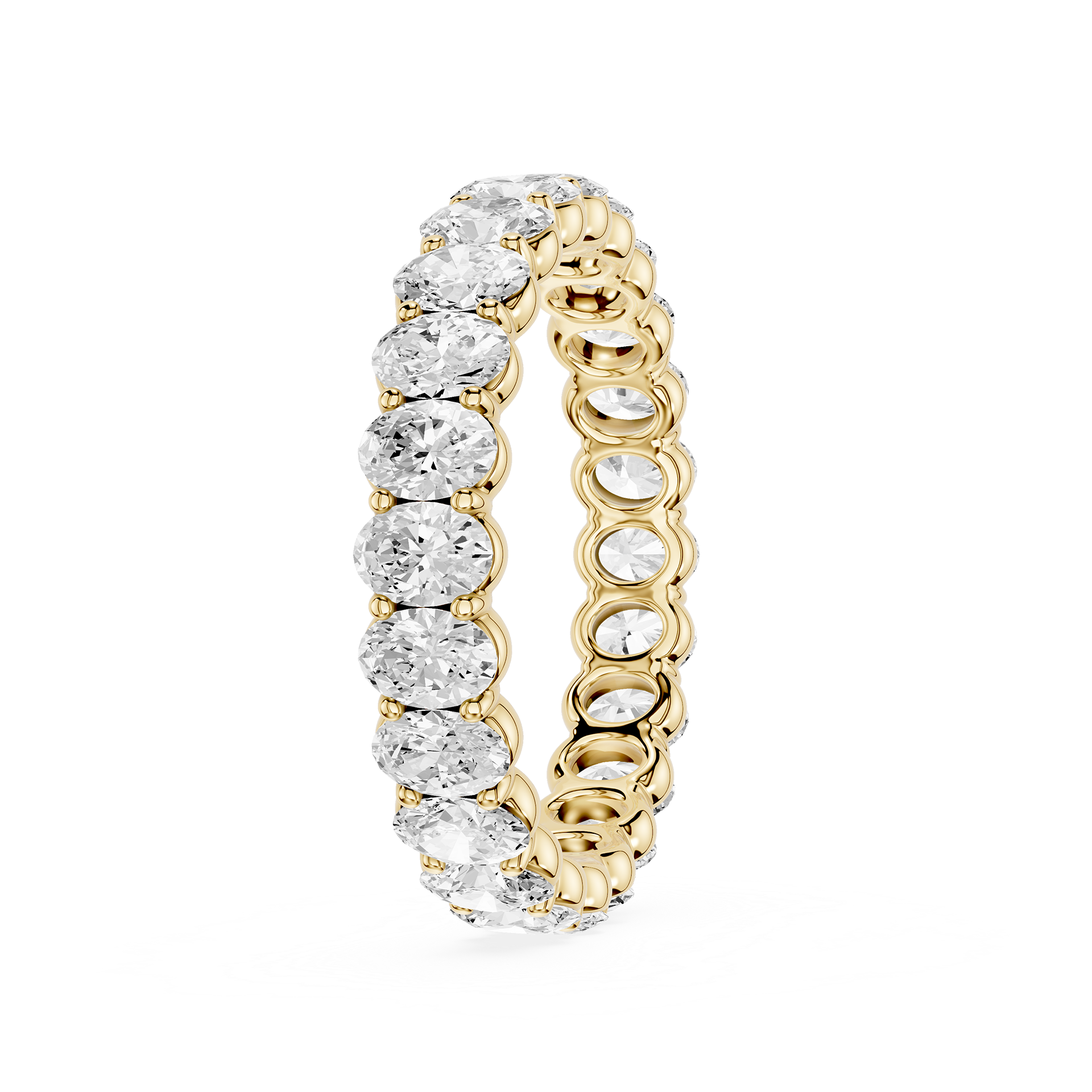 Lovea Harlow Eternity Ring Ovalschliff – Gelbgold